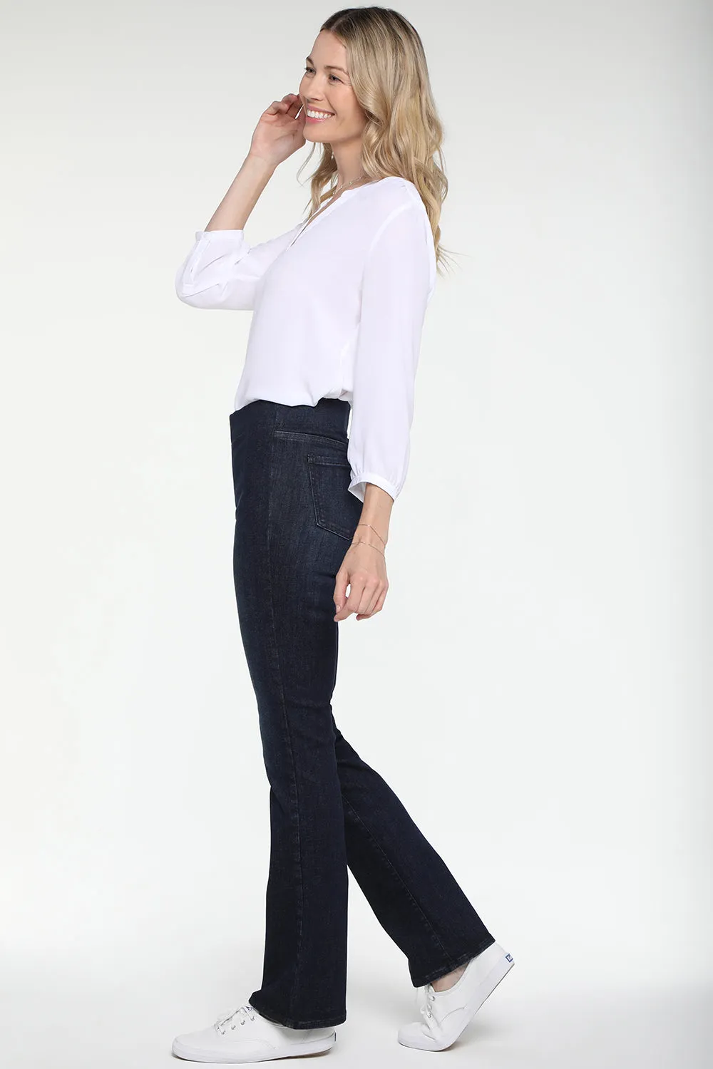 Slim Bootcut Pull-On Jeans In Petite - Kenzie sold by NYDJ product image thumbnail 5
