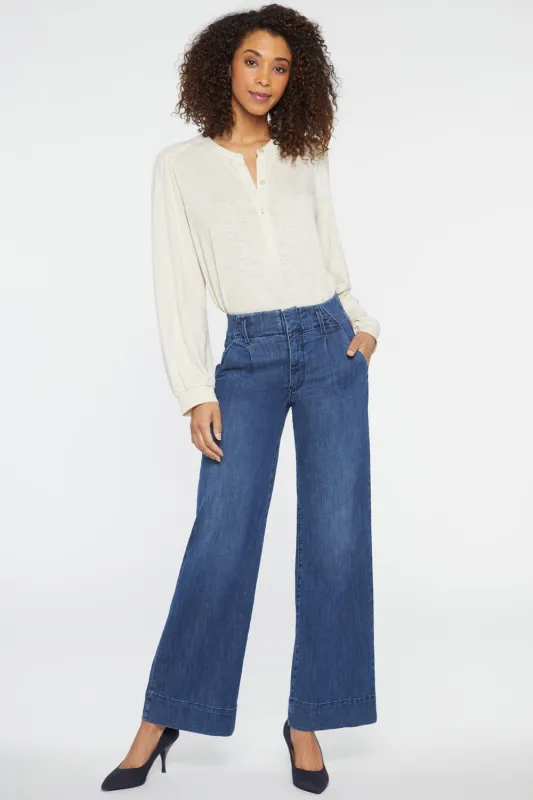 Mona Wide Leg Trouser Jeans - Reminiscent sold by NYDJ