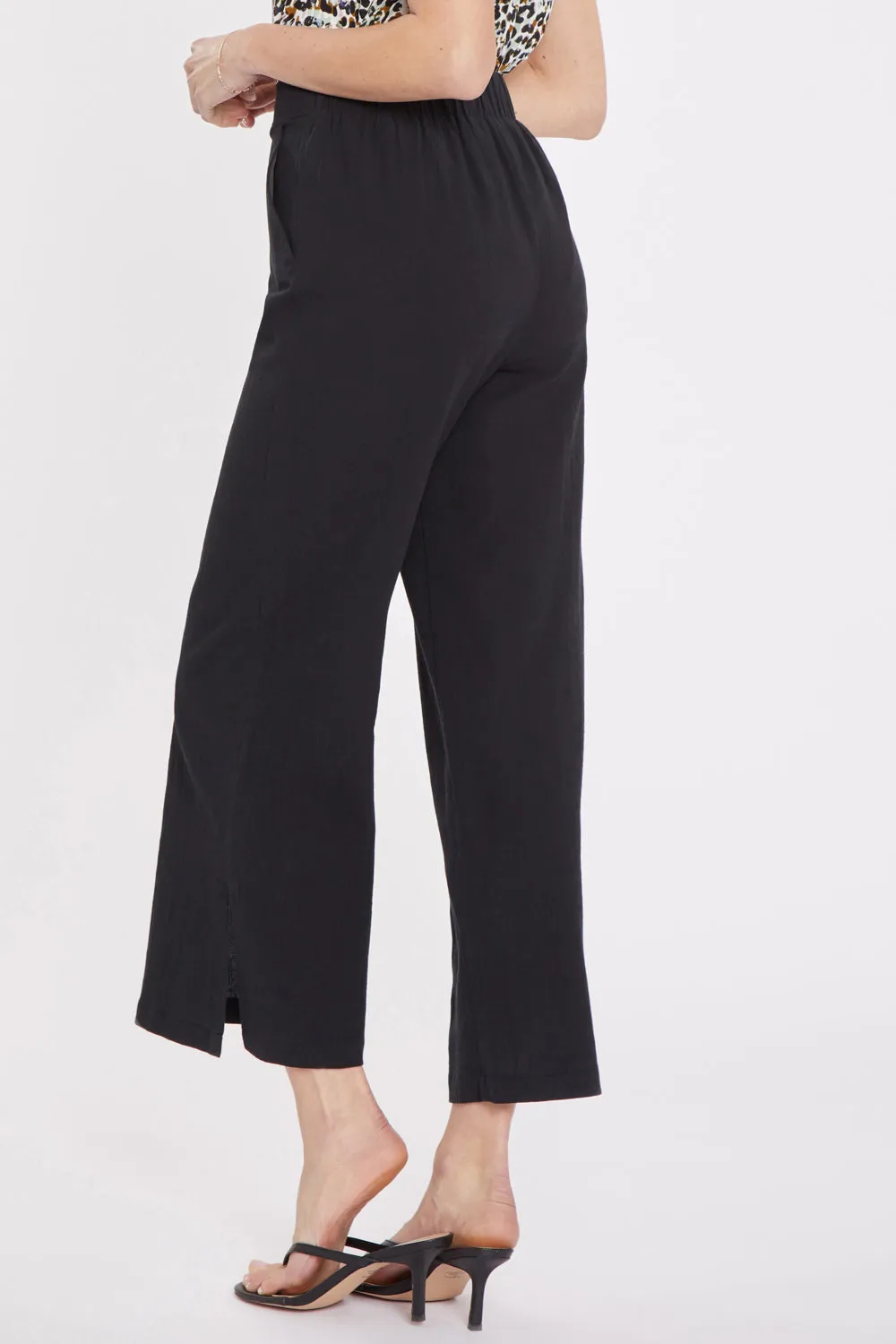 Wide Leg Ankle Pull-On Pants - Black sold by NYDJ product image thumbnail 2
