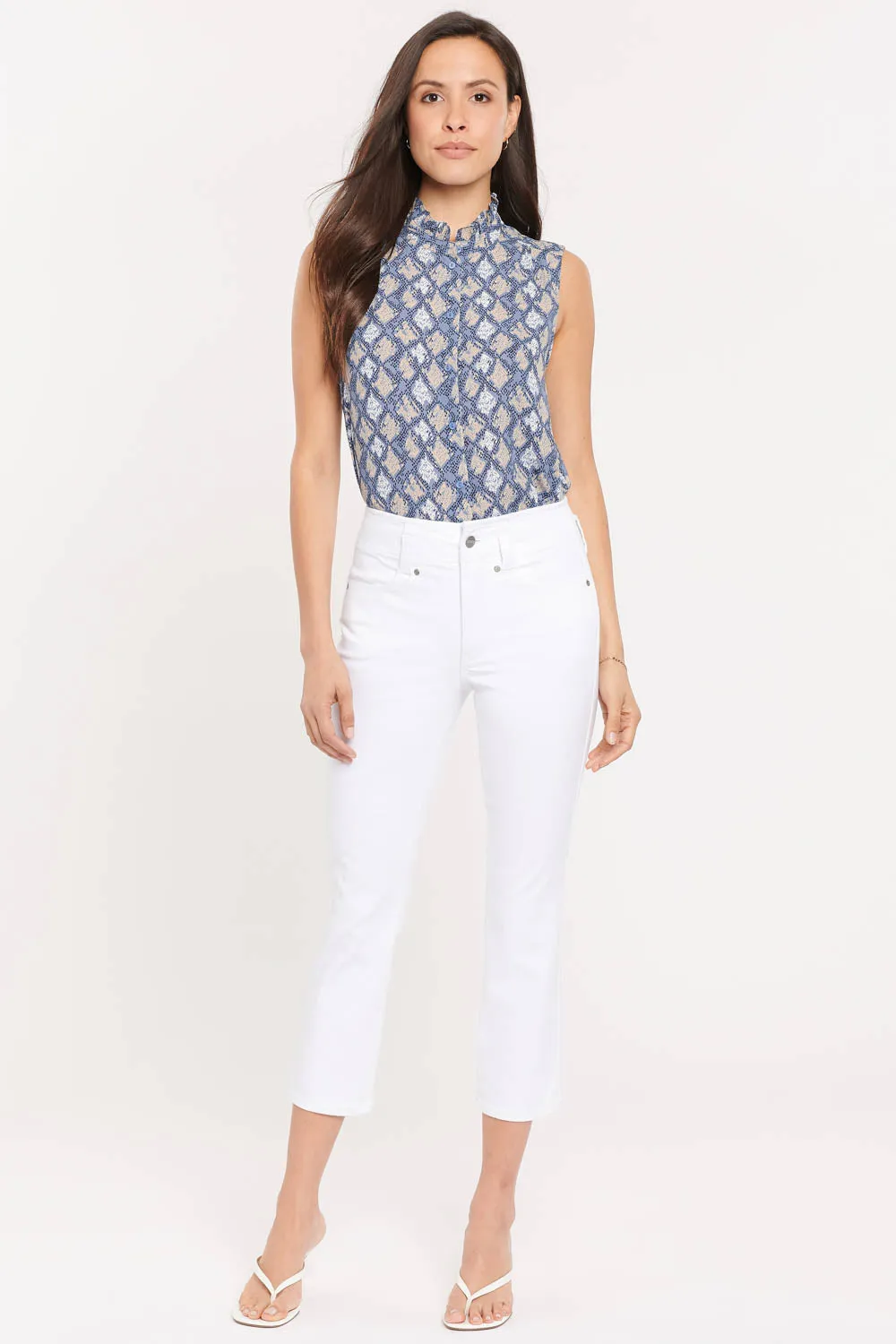 Ami Skinny Capri Jeans - Optic White sold by NYDJ