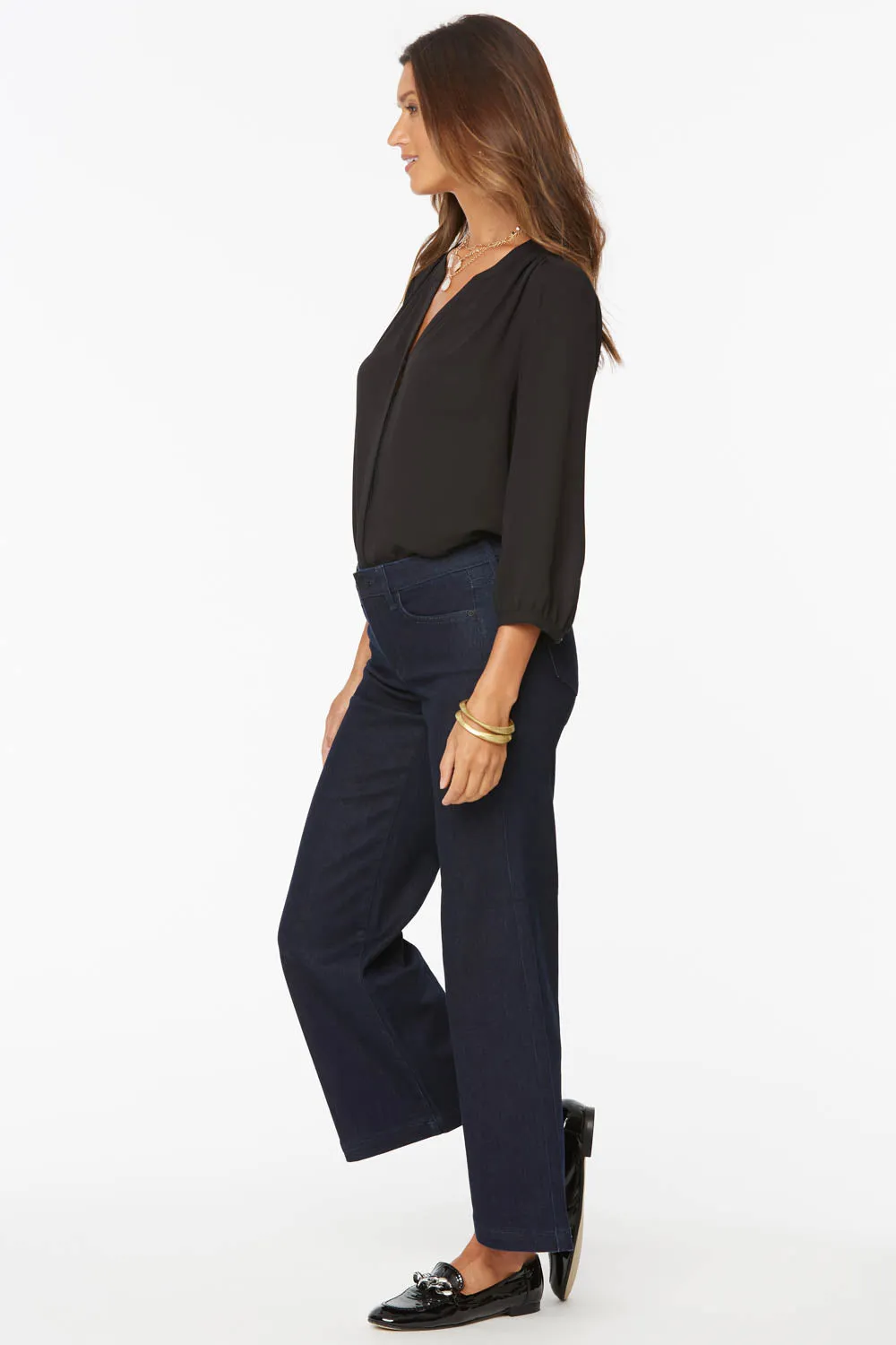 Teresa Wide Leg Ankle Jeans - Rinse sold by NYDJ product image thumbnail 4
