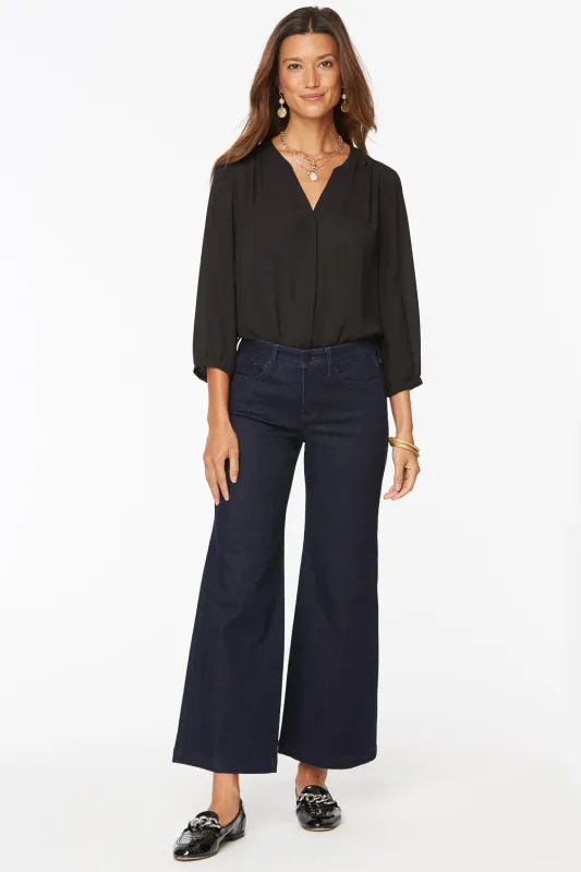 Teresa Wide Leg Ankle Jeans - Rinse sold by NYDJ