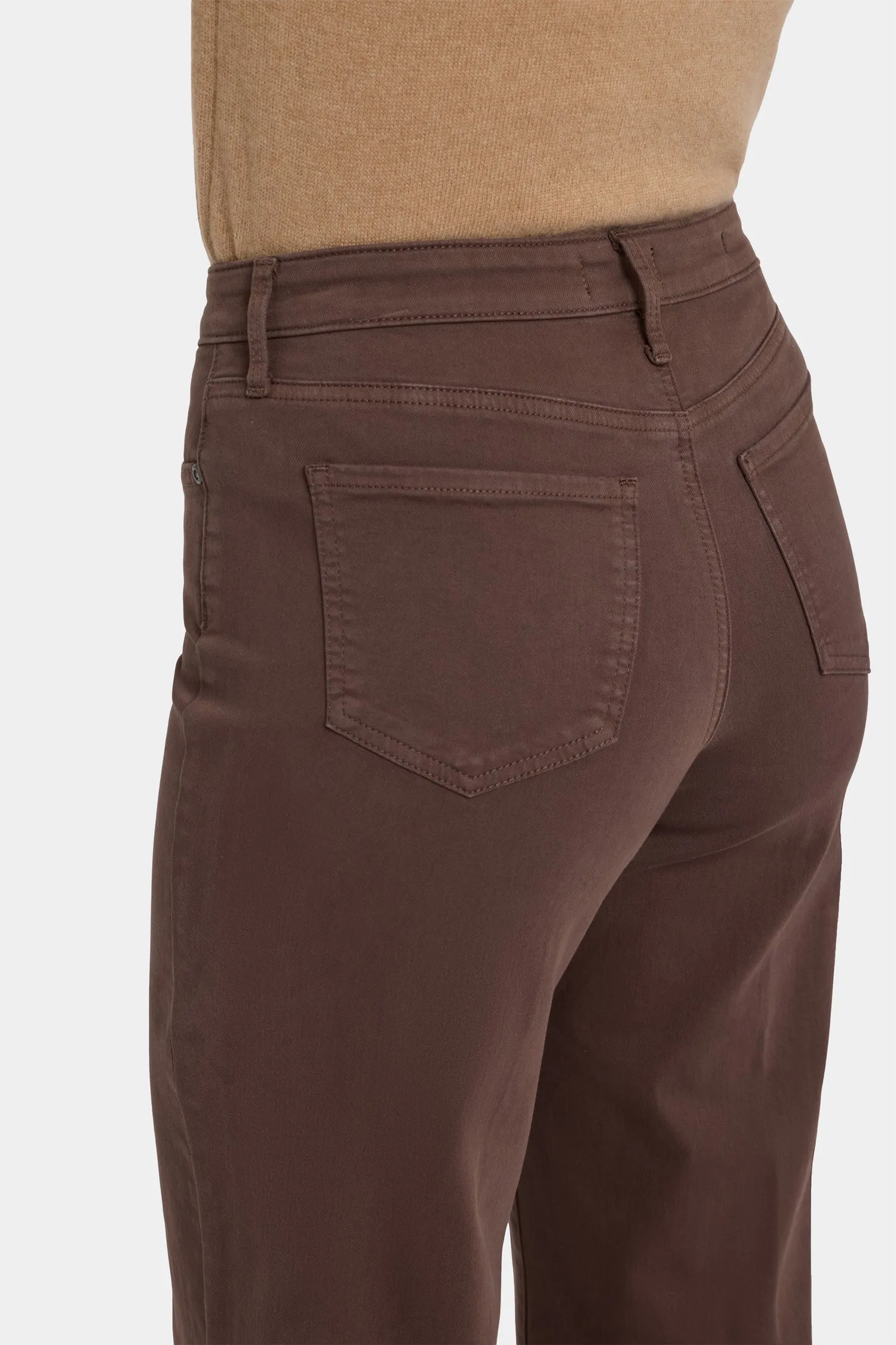 Teresa Wide Leg Ankle Jeans - Coffee Bean sold by NYDJ product image thumbnail 5