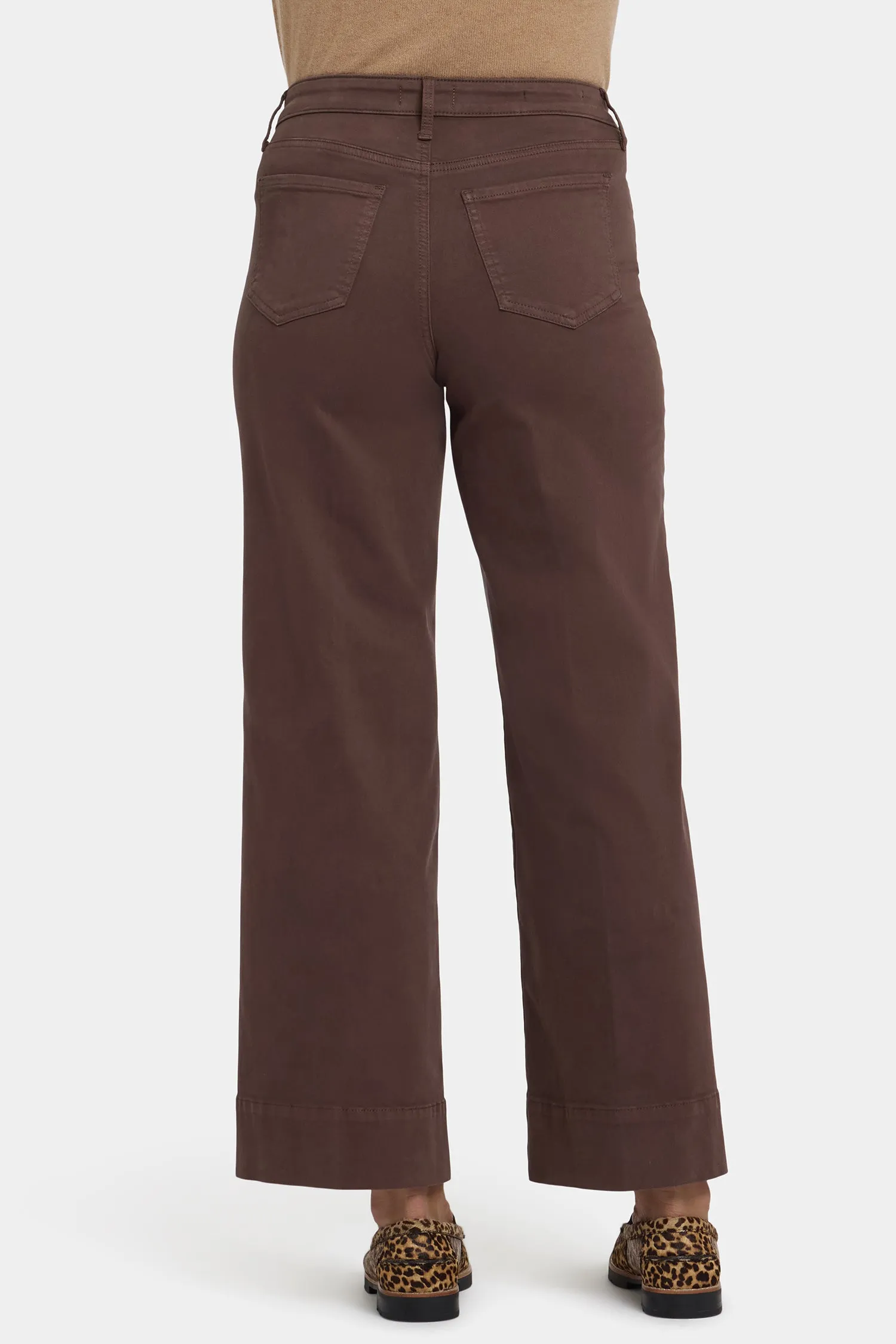 Teresa Wide Leg Ankle Jeans - Coffee Bean sold by NYDJ product image thumbnail 2