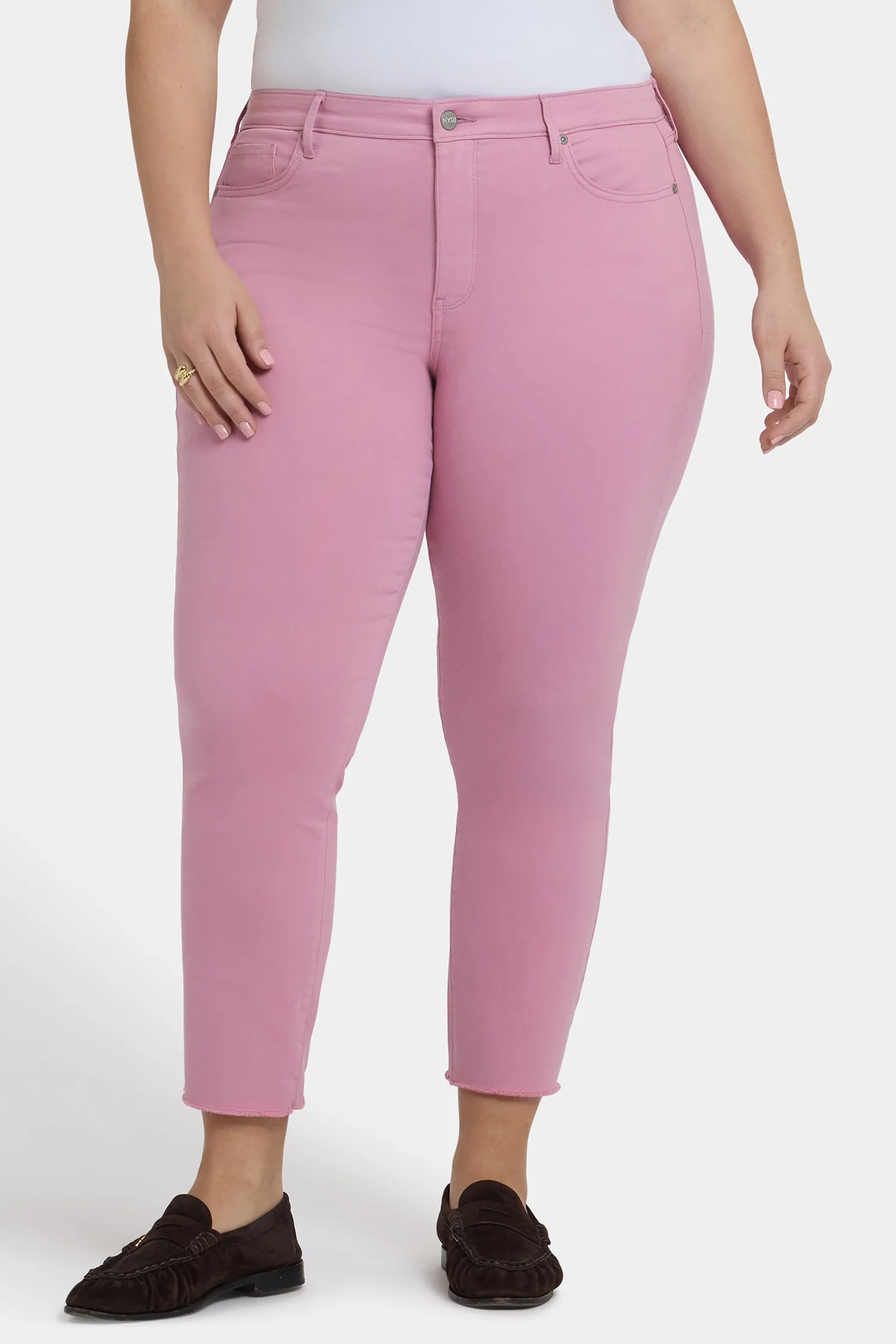 Sheri Slim Ankle Jeans In Plus Size - Ballet sold by NYDJ product image thumbnail 4