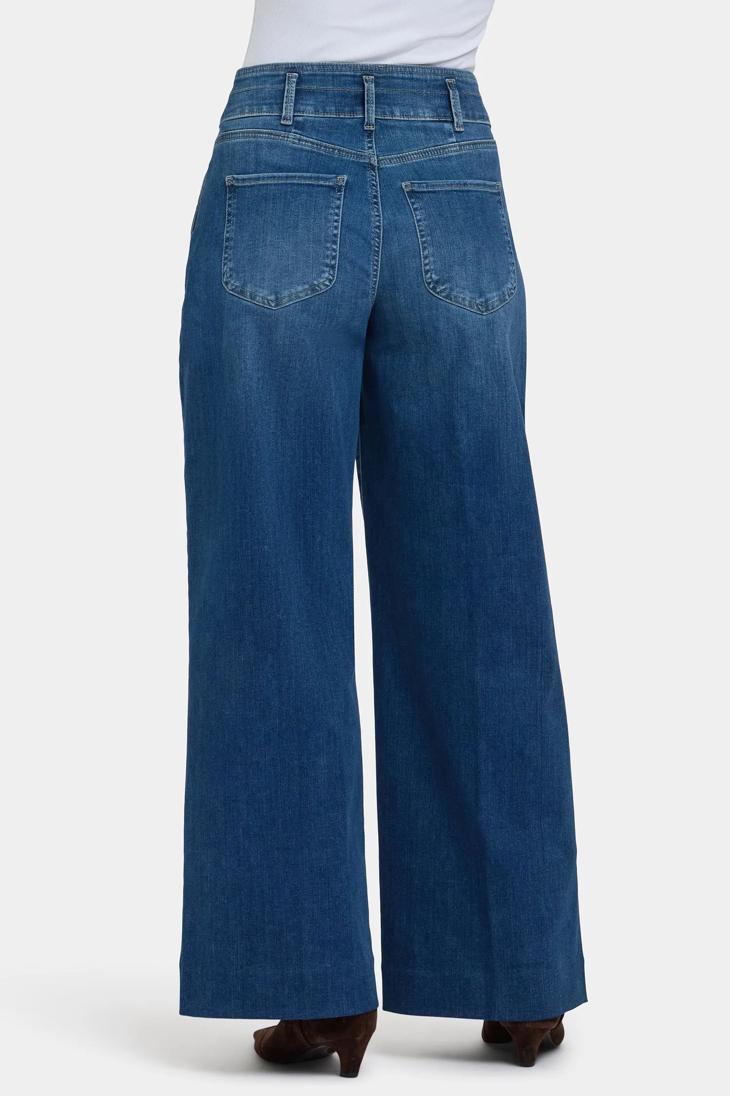 Mona Wide Leg Trouser Jeans - Royal Ocean sold by NYDJ product image thumbnail 3