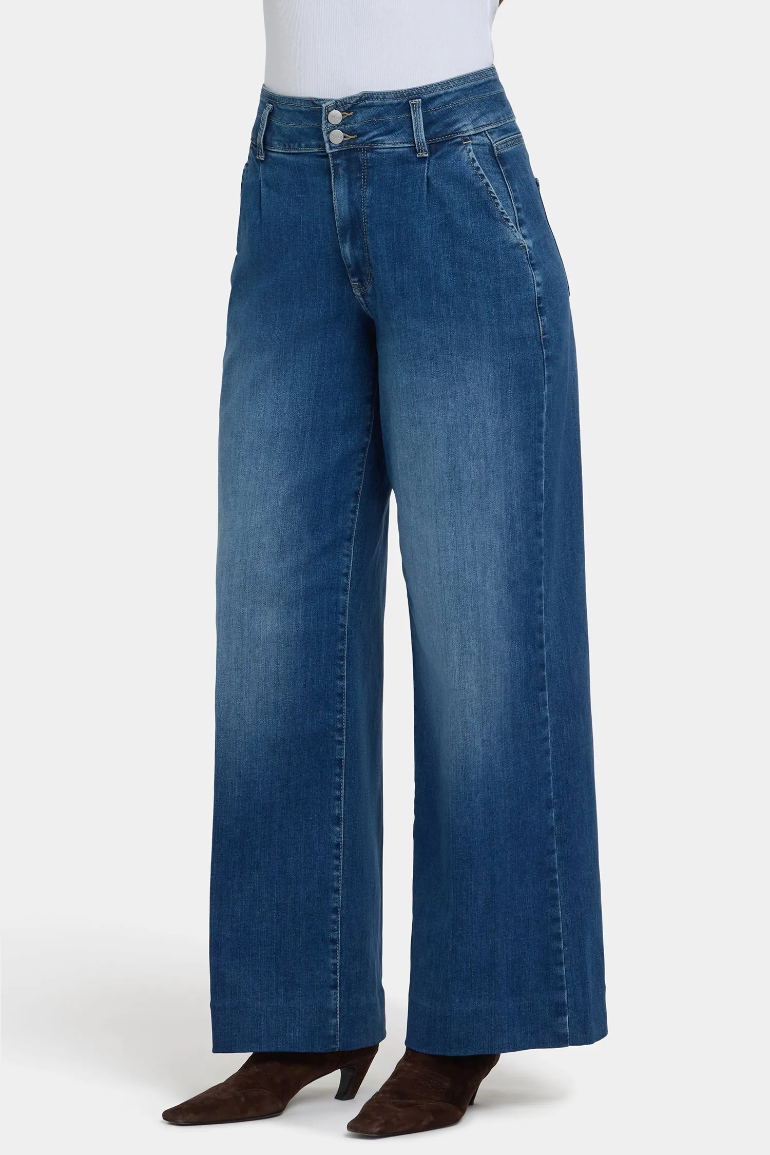 Mona Wide Leg Trouser Jeans - Royal Ocean sold by NYDJ product image thumbnail 4