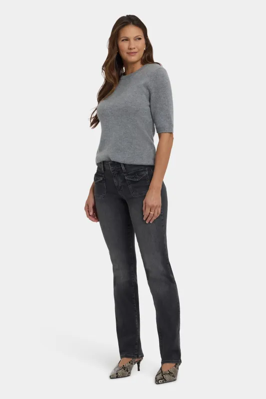 Marilyn Straight Jeans - Gloomy Marais sold by NYDJ