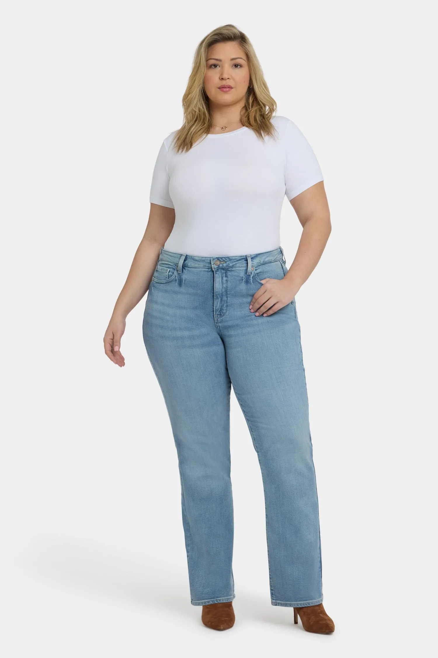 Barbara Bootcut Jeans In Plus Size - Majestic Dusk sold by NYDJ