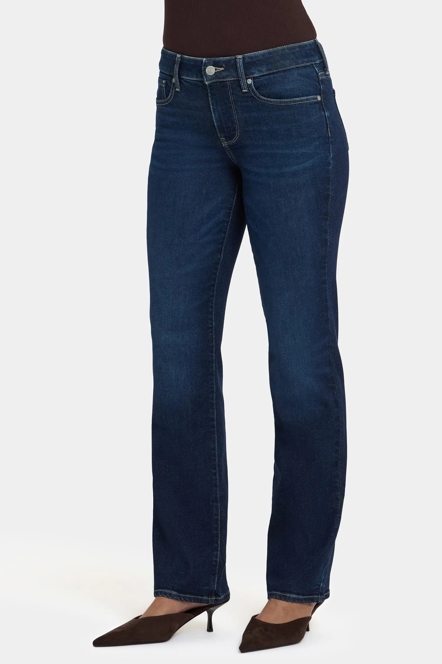 Marilyn Straight Jeans - Indigo Seine sold by NYDJ product image thumbnail 3