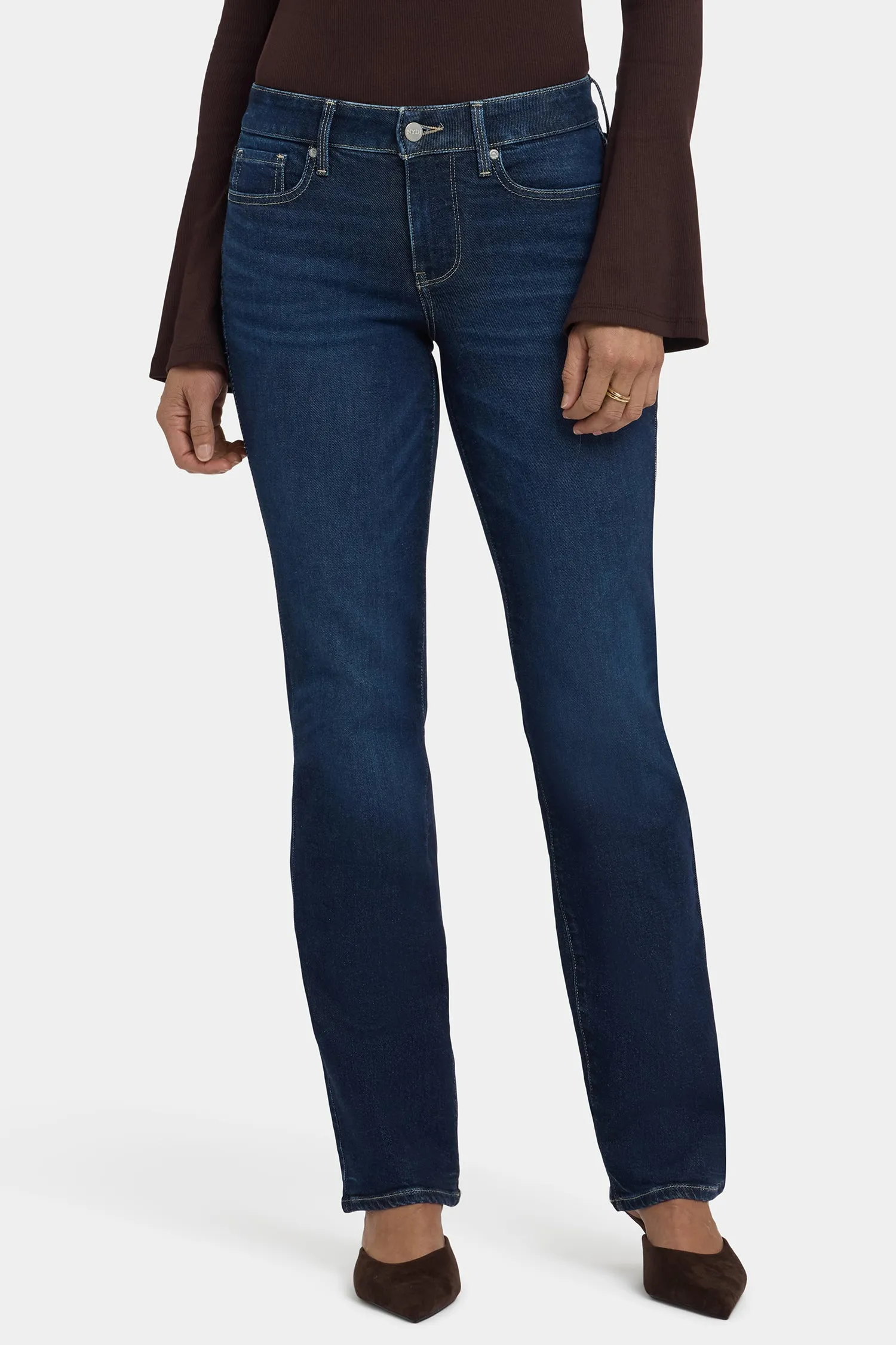 Marilyn Straight Jeans - Indigo Seine sold by NYDJ product image thumbnail 4
