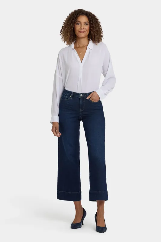 Teresa Wide Leg Ankle Jeans - Midnight Breeze sold by NYDJ