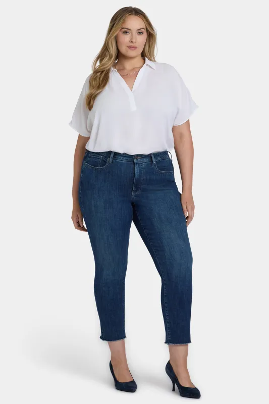 Sheri Slim Ankle Jeans In Plus Size - Louvre Sapphire sold by NYDJ