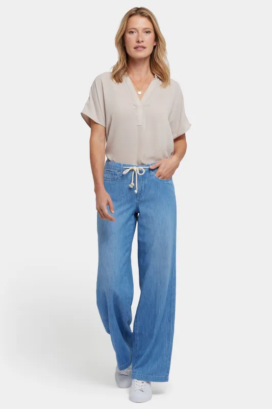 Teresa Wide Leg Jeans - Riviera Sky sold by NYDJ
