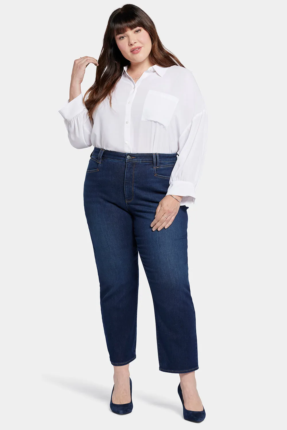 Bailey Relaxed Straight Ankle Jeans In Plus Size - Northbridge sold by NYDJ product image thumbnail 4