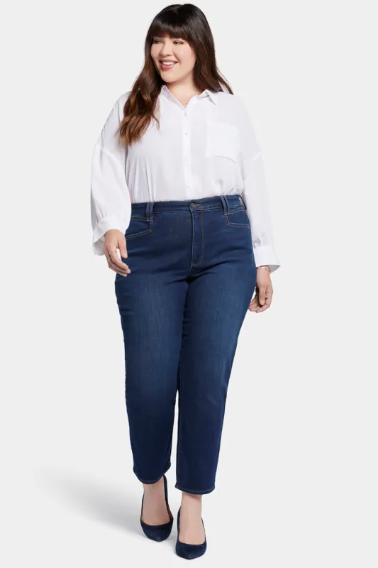Bailey Relaxed Straight Ankle Jeans In Plus Size - Northbridge sold by NYDJ
