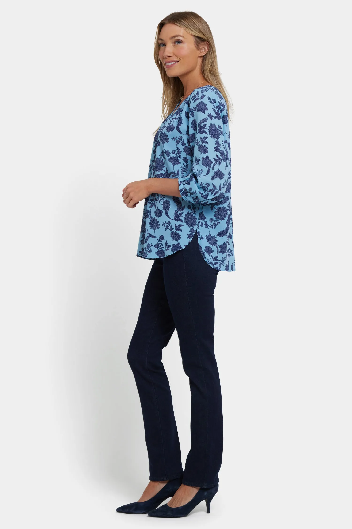 Pintuck Blouse - Villebon sold by NYDJ product image thumbnail 4