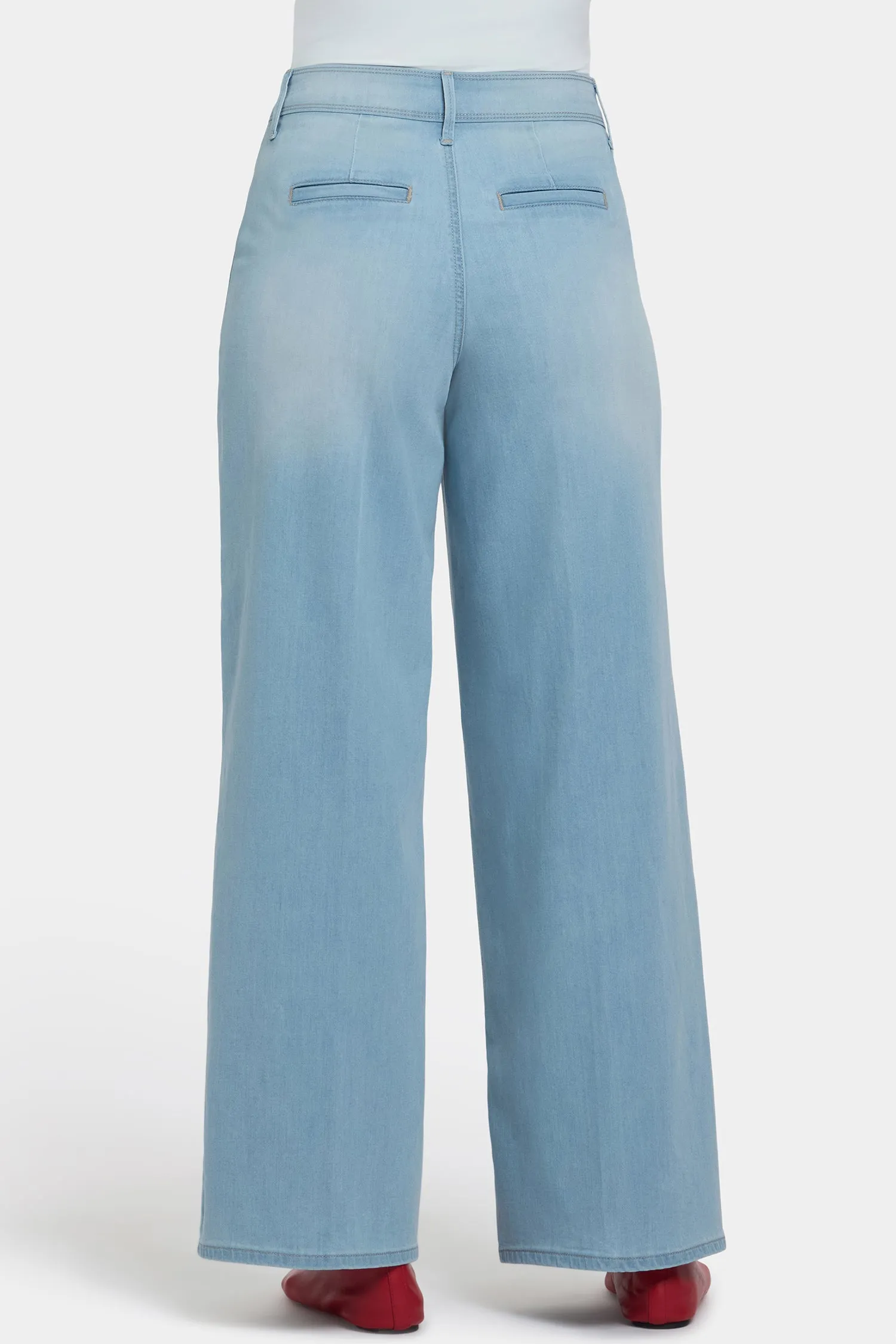 Mona Wide Leg Trouser Jeans - Oceanfront sold by NYDJ product image thumbnail 3