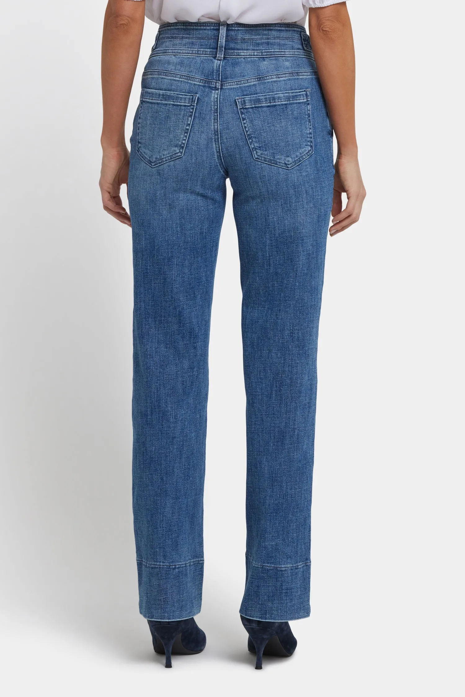Bailey Relaxed Straight Jeans - Washed Crystal sold by NYDJ product image thumbnail 3