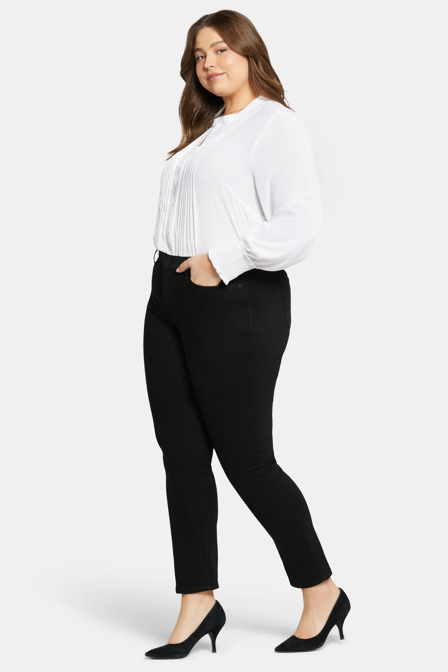Sheri Slim Jeans In Plus Size - Black sold by NYDJ product image thumbnail 5