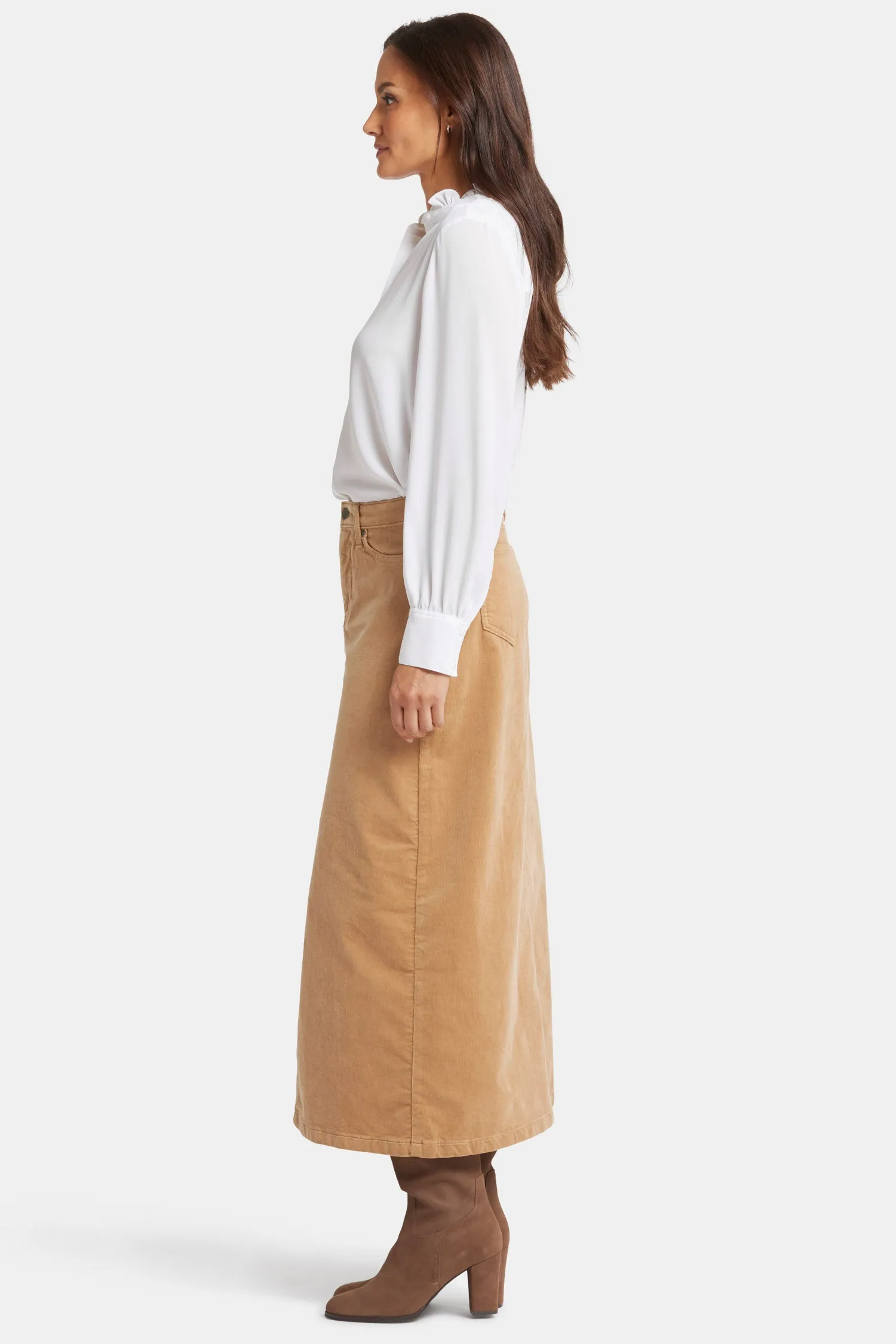 High Rise Long Skirt - Sand Dune sold by NYDJ product image thumbnail 5