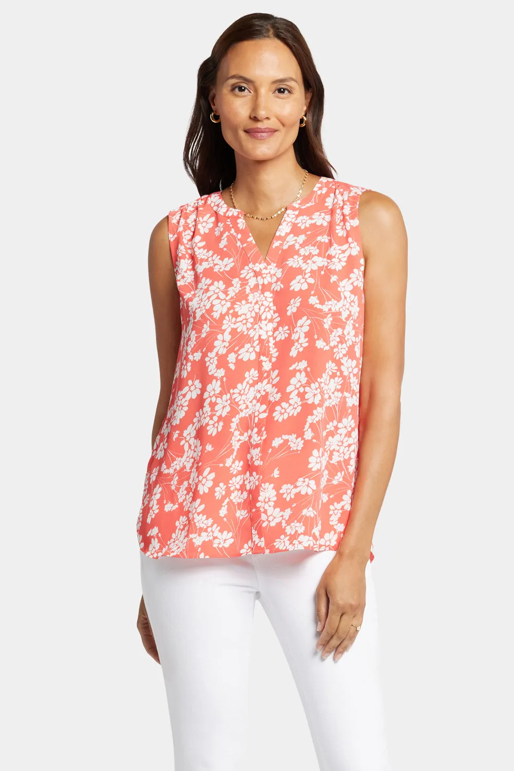 Sleeveless Pintuck Blouse - Magdalene sold by NYDJ product image thumbnail 4