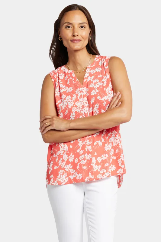 Sleeveless Pintuck Blouse - Magdalene sold by NYDJ