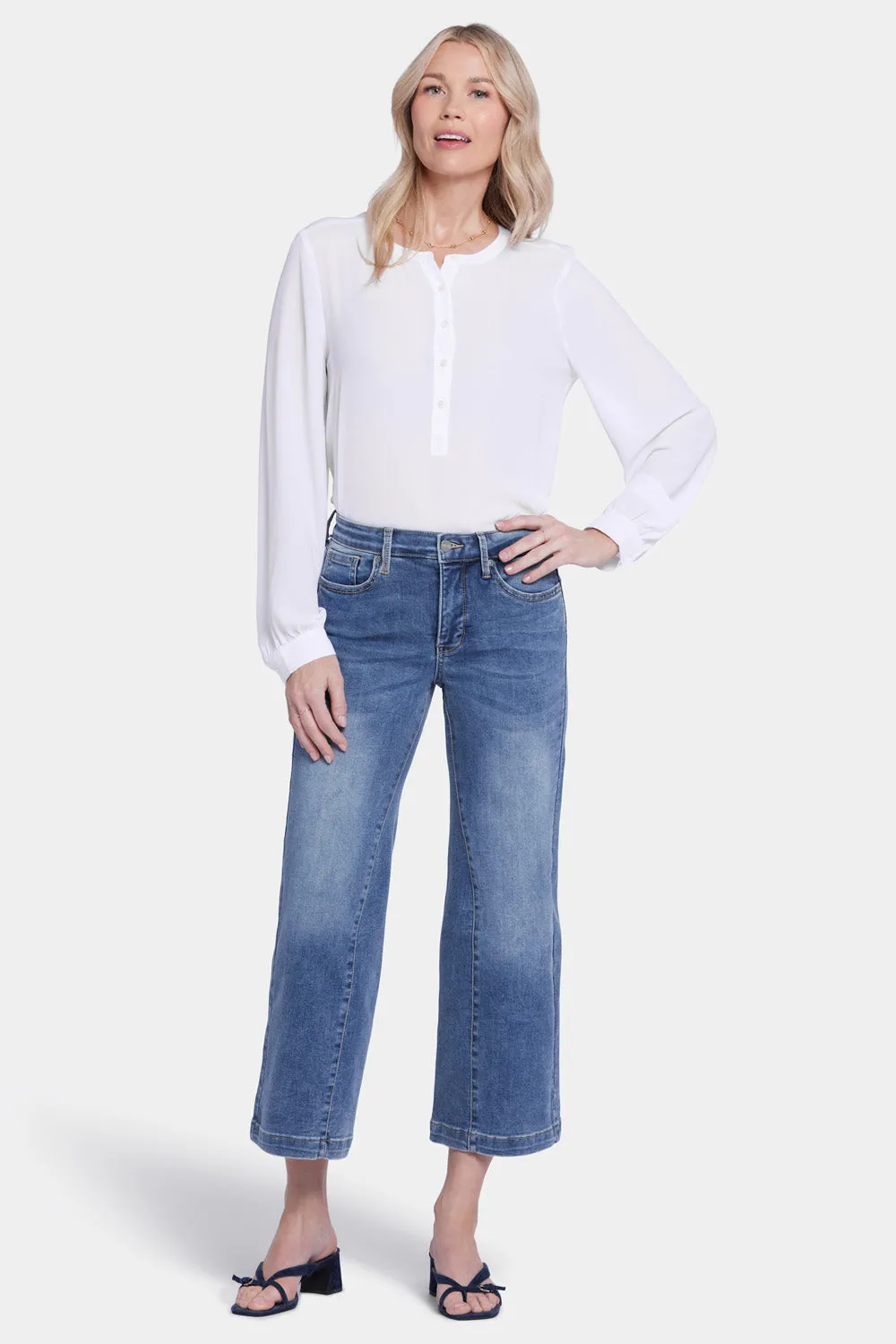 Teresa Wide Leg Ankle Jeans - Loire sold by NYDJ product image thumbnail 4