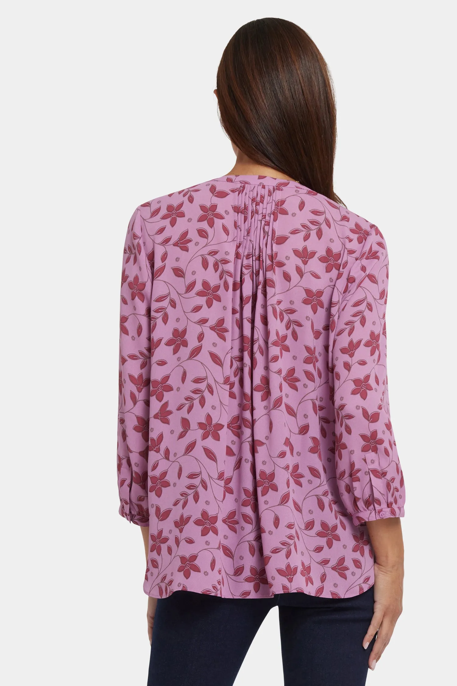 Pintuck Blouse - Chaillot sold by NYDJ product image thumbnail 3