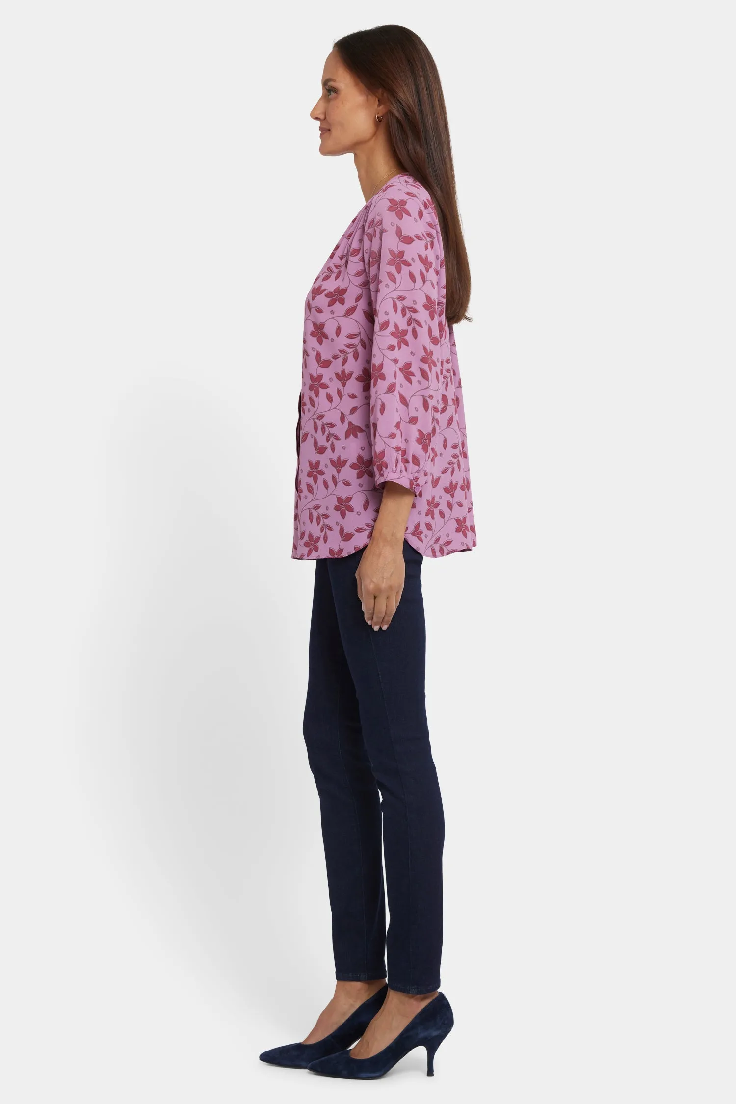 Pintuck Blouse - Chaillot sold by NYDJ product image thumbnail 4