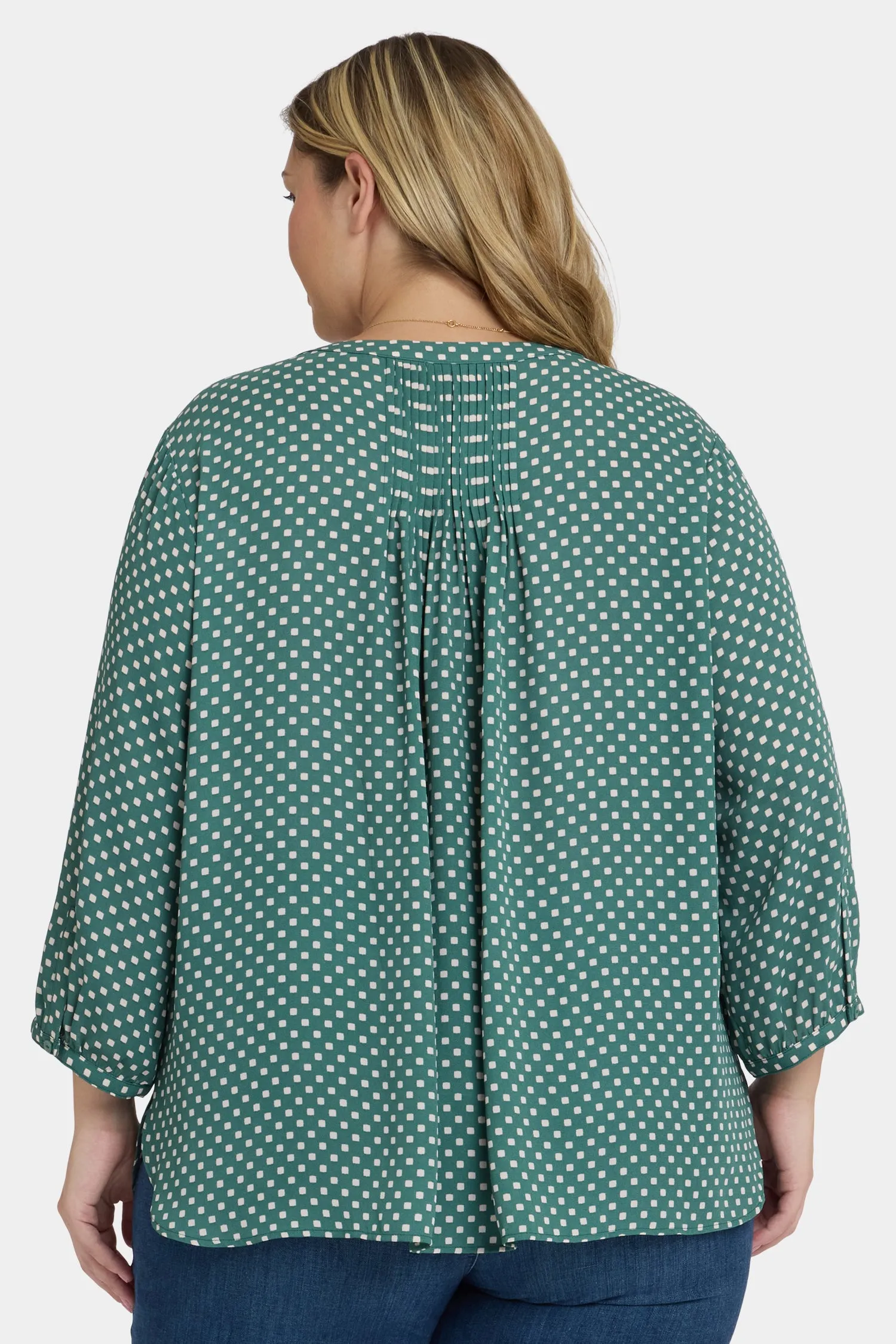 Pintuck Blouse In Plus Size - Adeline Dots sold by NYDJ product image thumbnail 2