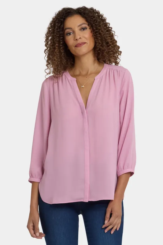 Pintuck Blouse - Ballet sold by NYDJ