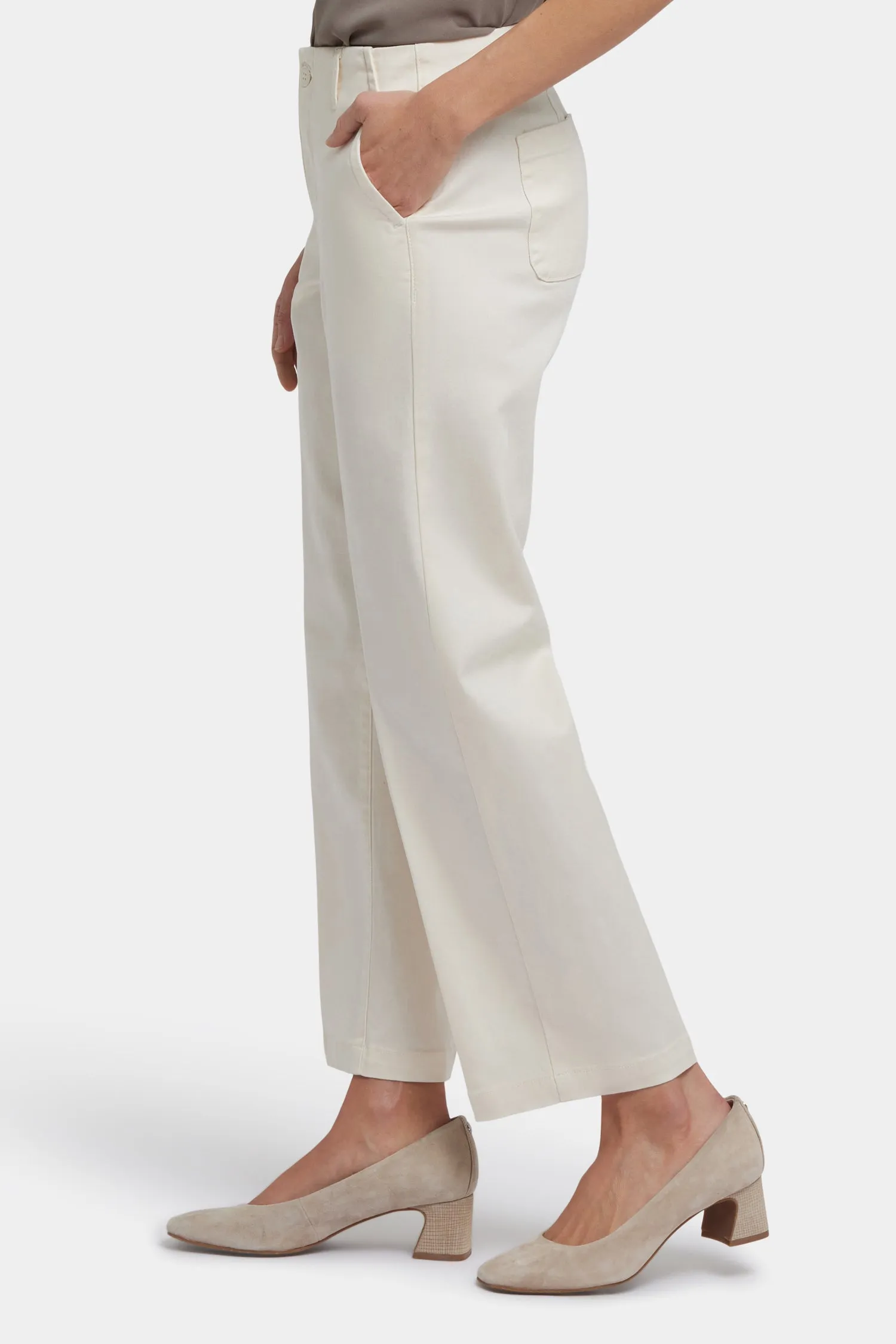 Marilyn Straight Ankle Pants - Ivory sold by NYDJ product image thumbnail 3