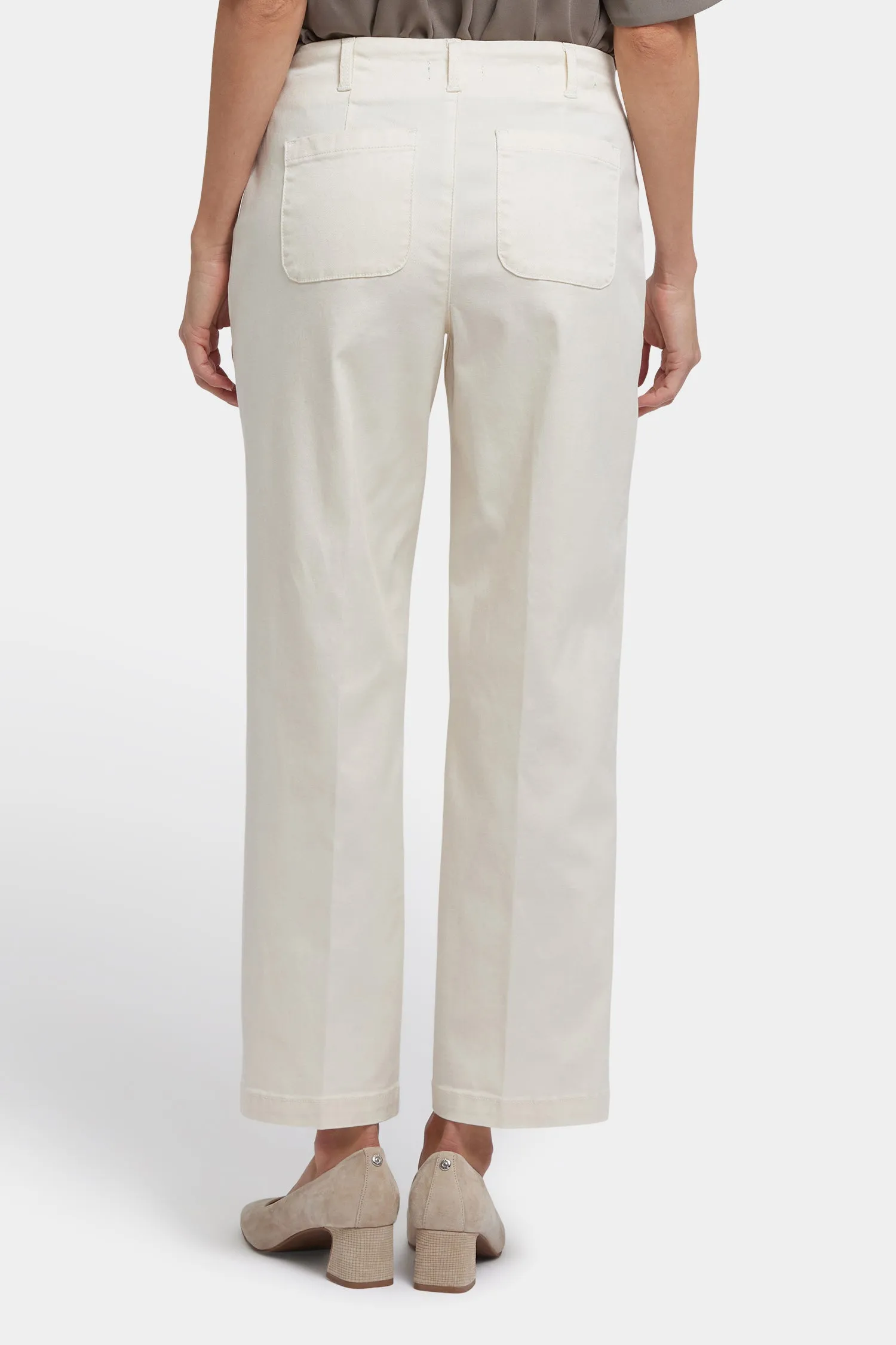 Marilyn Straight Ankle Pants - Ivory sold by NYDJ product image thumbnail 2