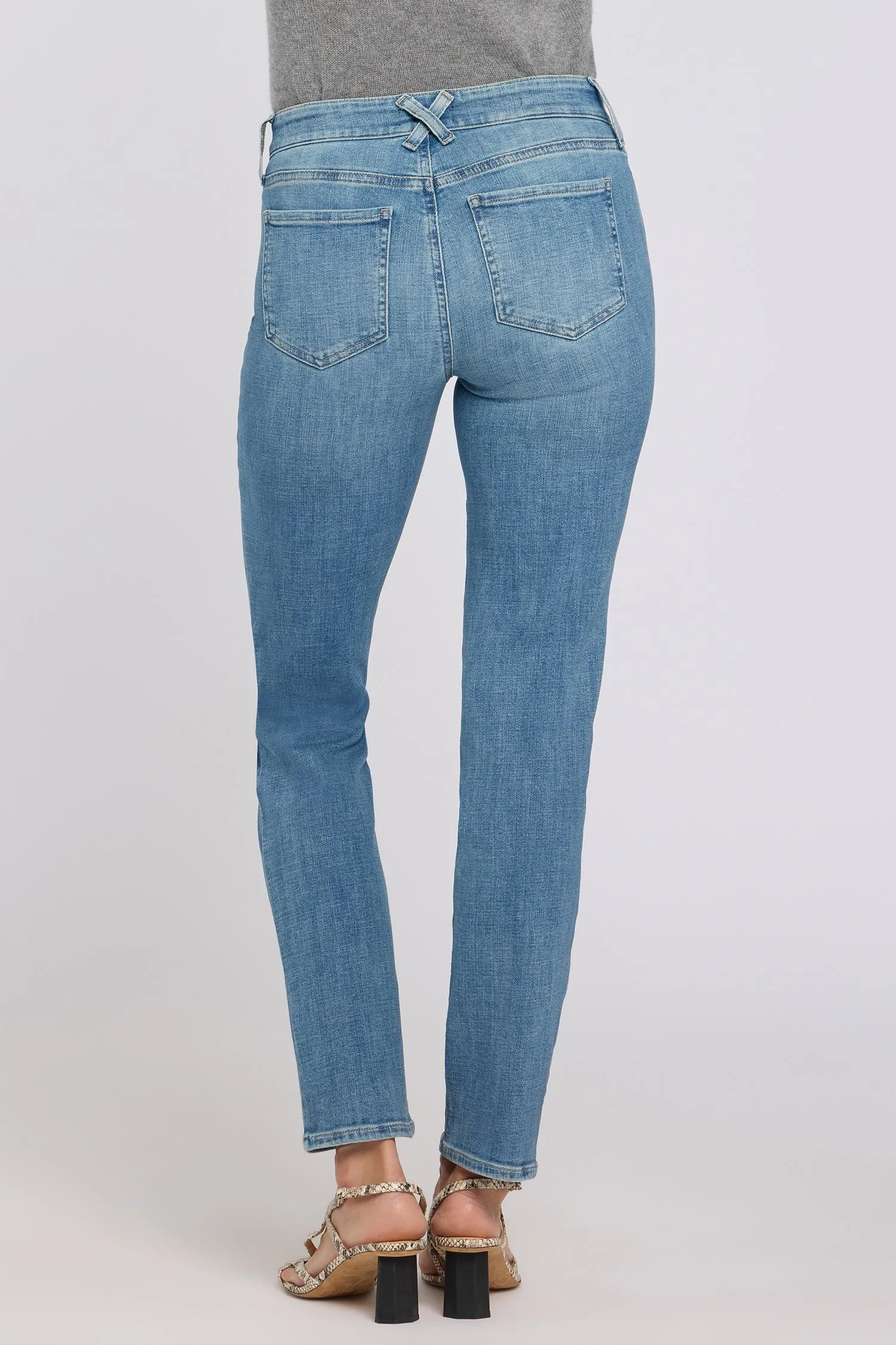 Sheri Slim Straight Jeans - Dawn Rock sold by NYDJ product image thumbnail 3