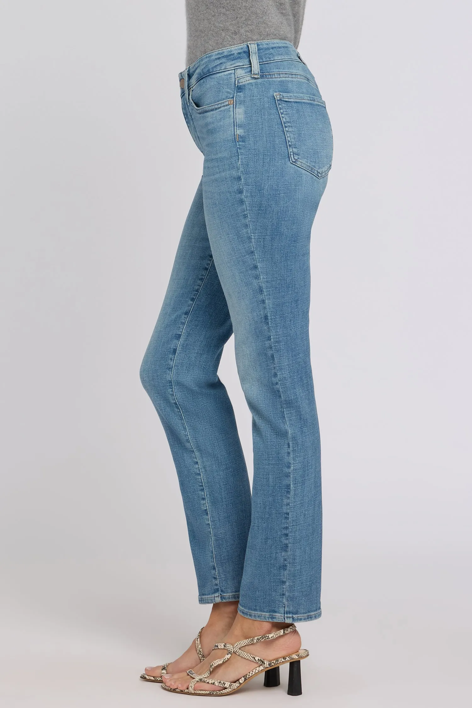 Sheri Slim Straight Jeans - Dawn Rock sold by NYDJ product image thumbnail 4