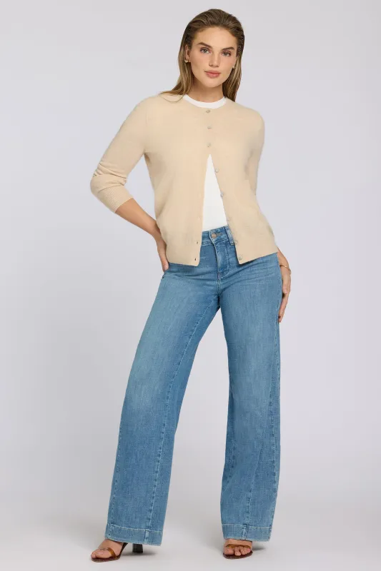 Teresa Wide Leg Jeans - Dawn Rock sold by NYDJ