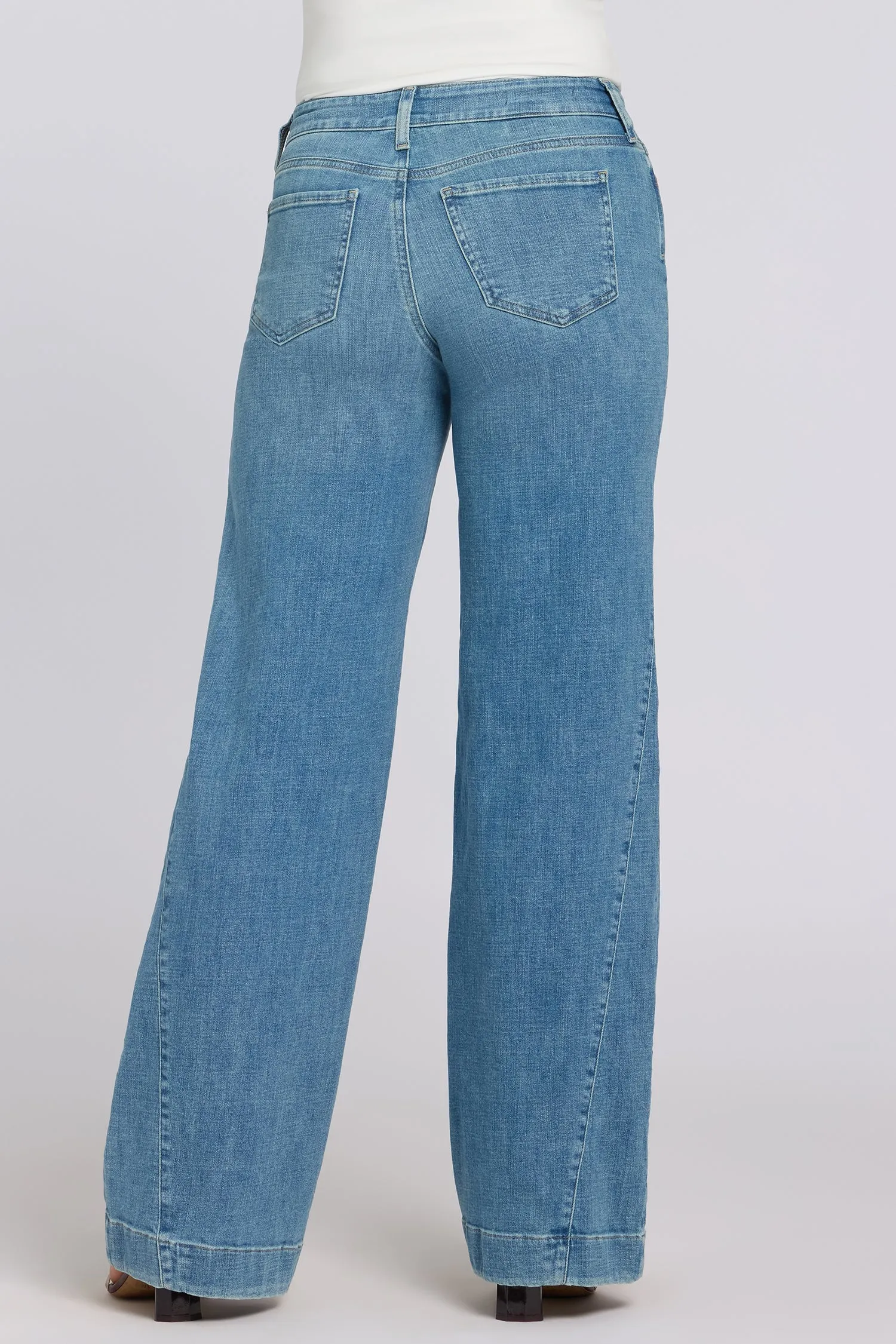Teresa Wide Leg Jeans - Dawn Rock sold by NYDJ product image thumbnail 4