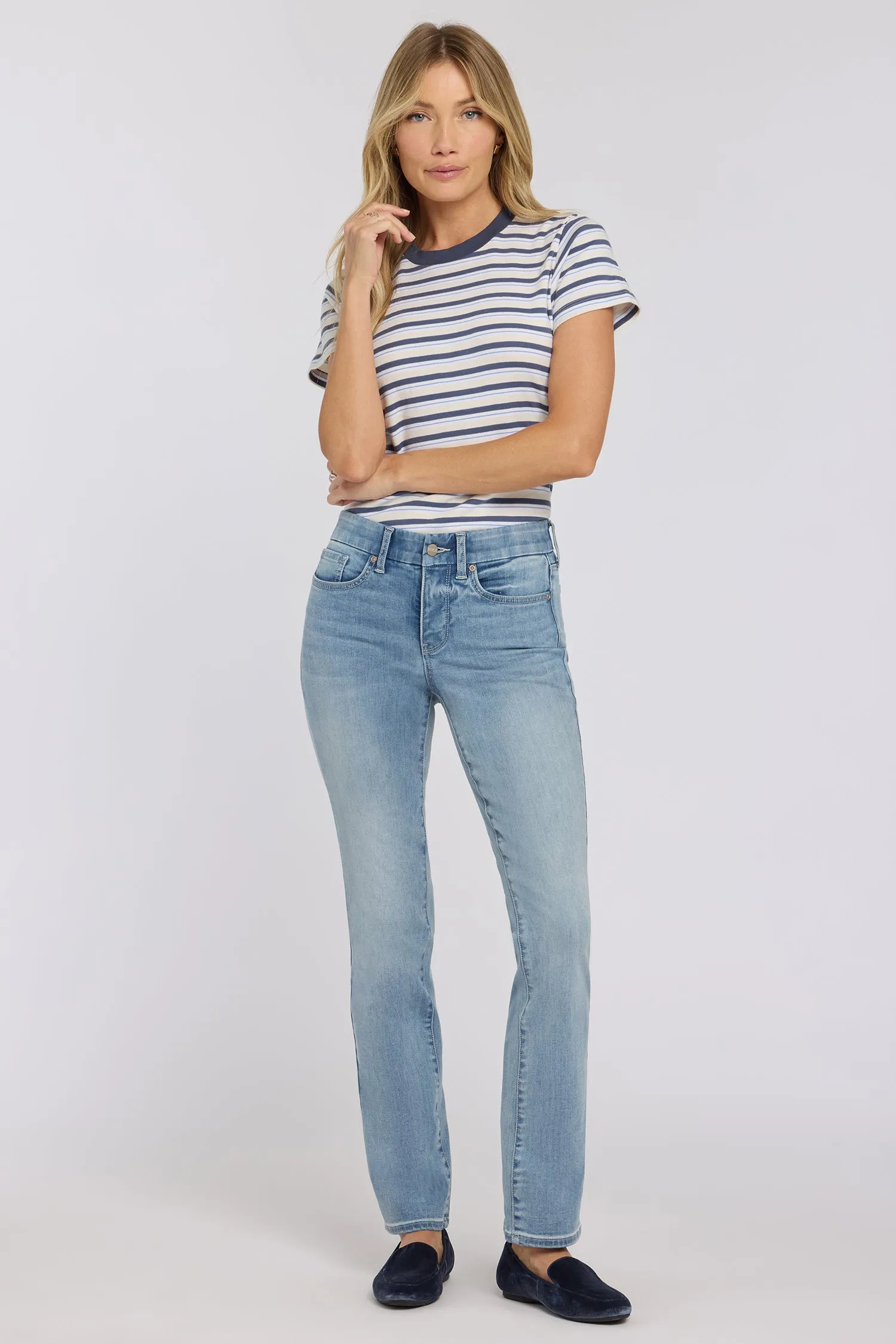 Waist-Match™ Marilyn Straight Jeans - Bloom Bound sold by NYDJ