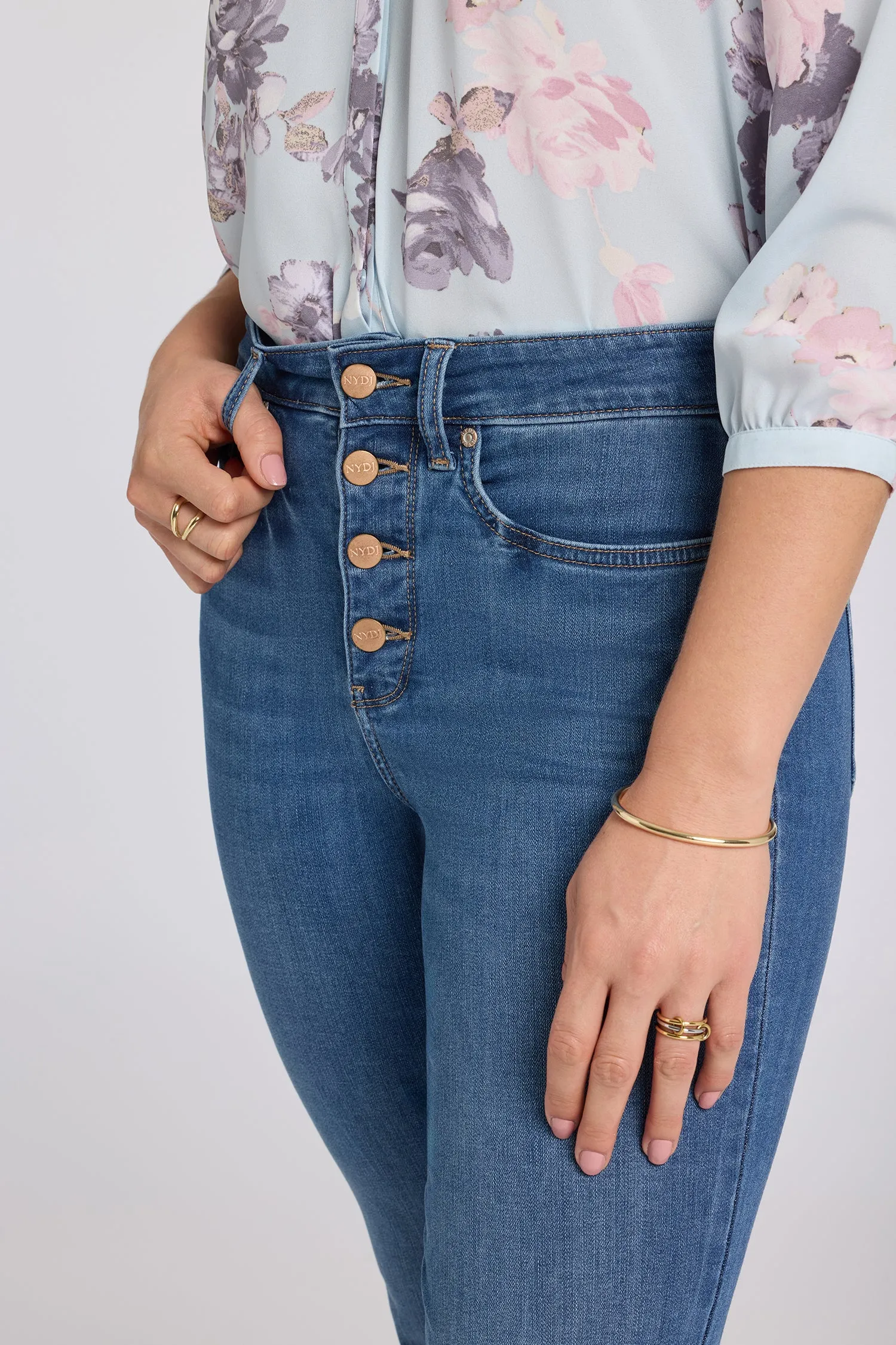 Marilyn Straight Jeans - Wild River sold by NYDJ product image thumbnail 2