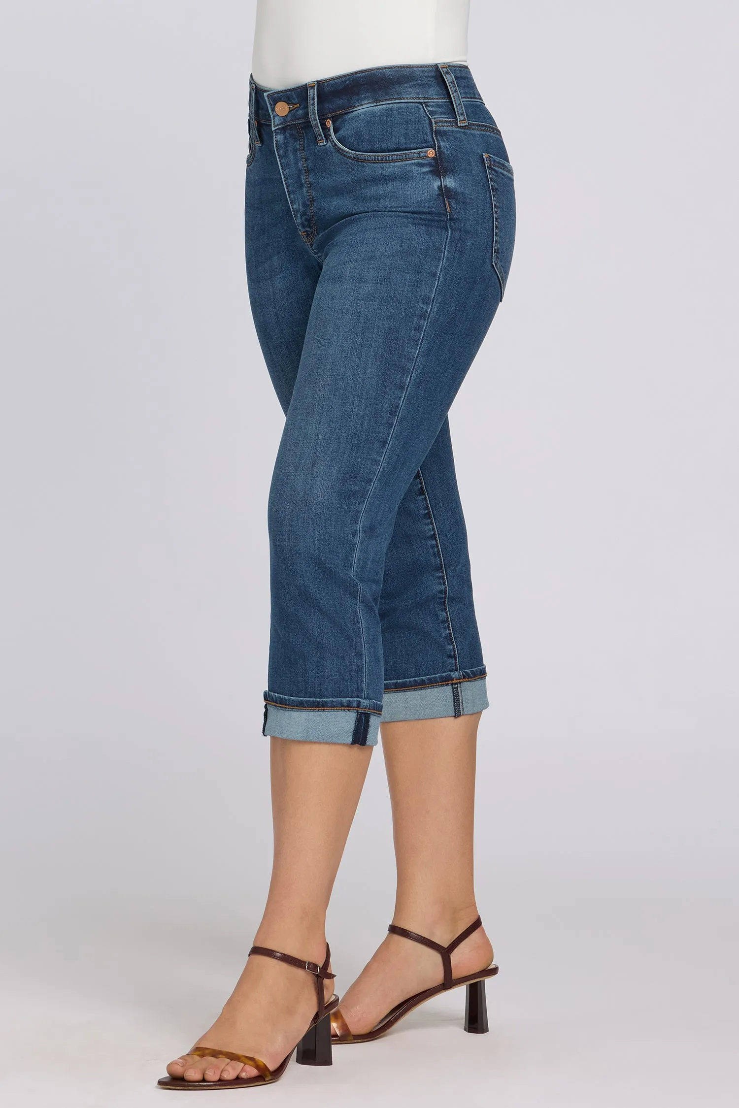 Marilyn Straight Crop Jeans - Sunset Villa sold by NYDJ product image thumbnail 4