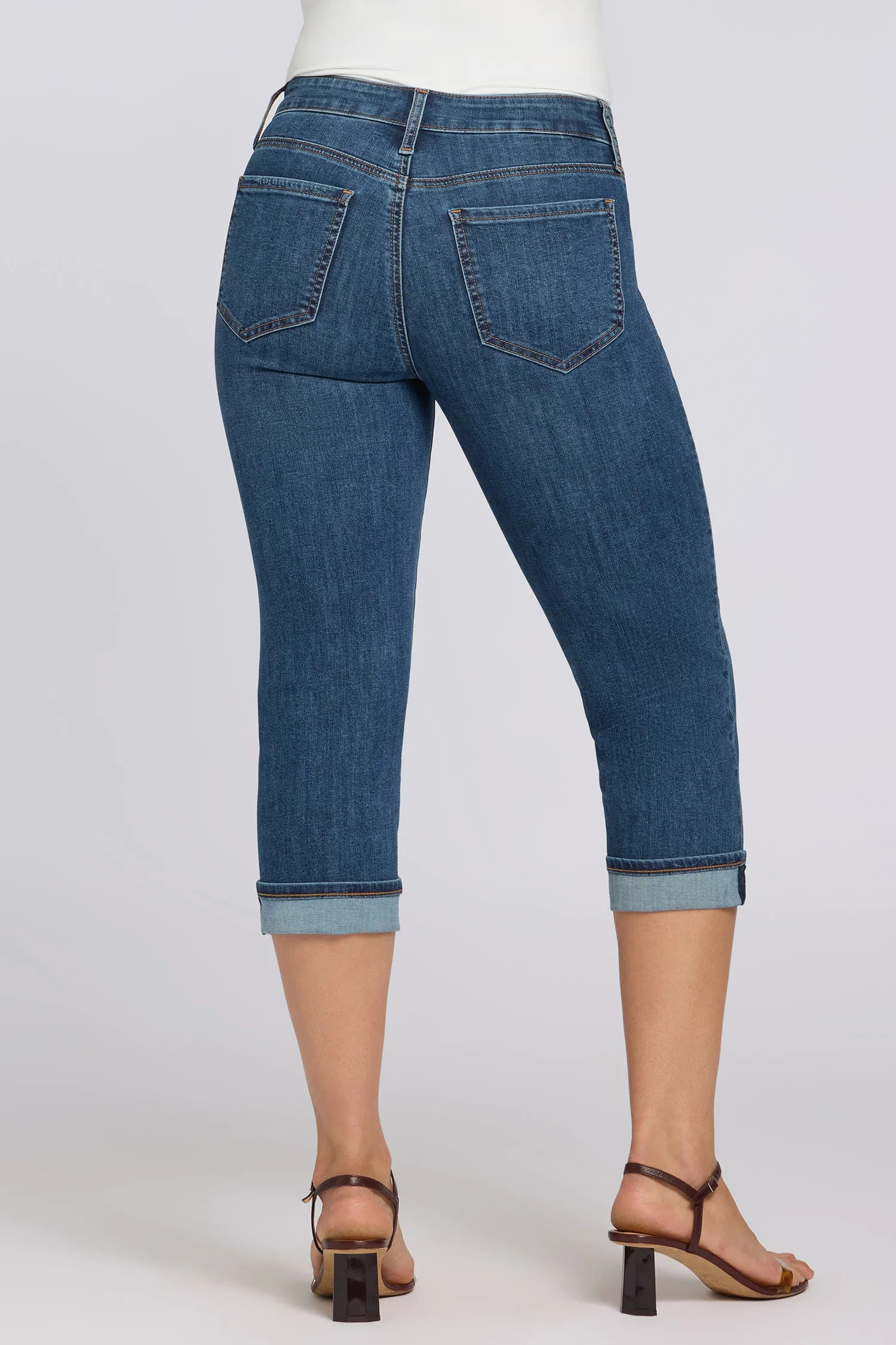 Marilyn Straight Crop Jeans - Sunset Villa sold by NYDJ product image thumbnail 3