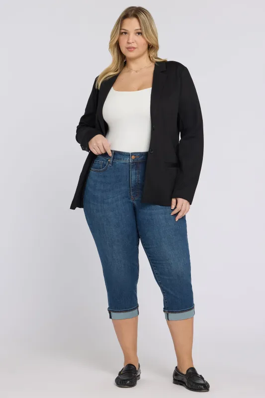 Marilyn Straight Crop Jeans In Plus Size - Sunset Villa sold by NYDJ