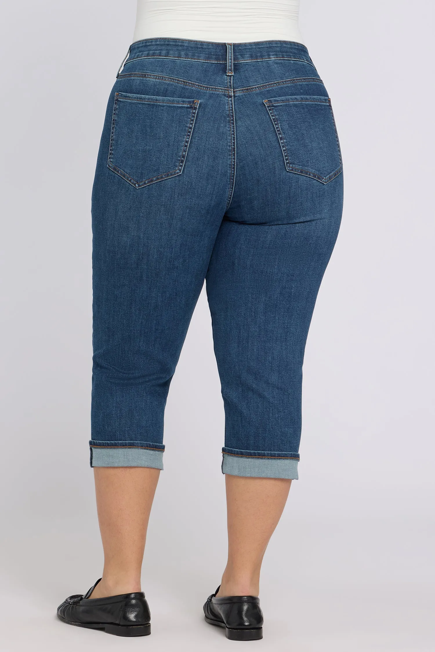Marilyn Straight Crop Jeans In Plus Size - Sunset Villa sold by NYDJ product image thumbnail 2
