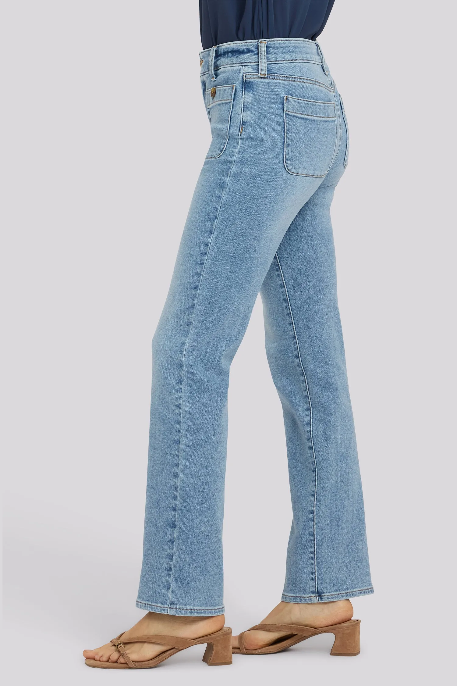 Marilyn Straight Jeans - Mist Springs sold by NYDJ product image thumbnail 4