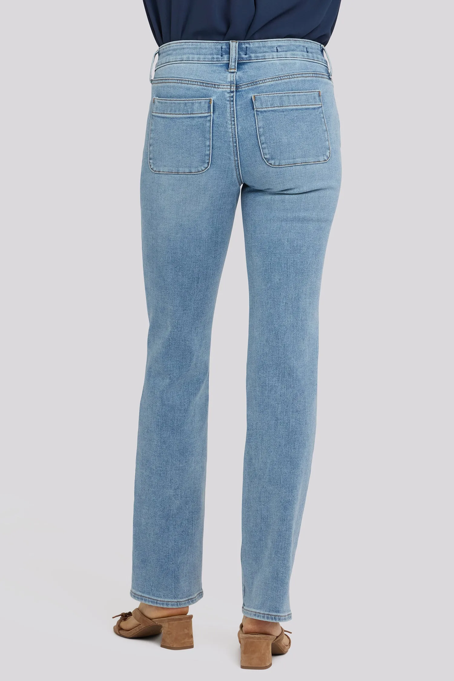 Marilyn Straight Jeans In Tall - Mist Springs sold by NYDJ product image thumbnail 3