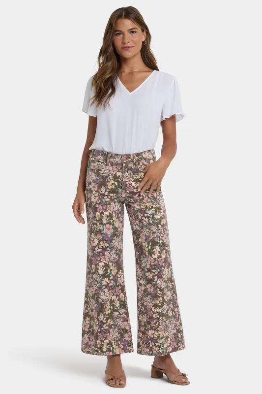 Mia Palazzo Ankle Jeans - Earth Blooms sold by NYDJ