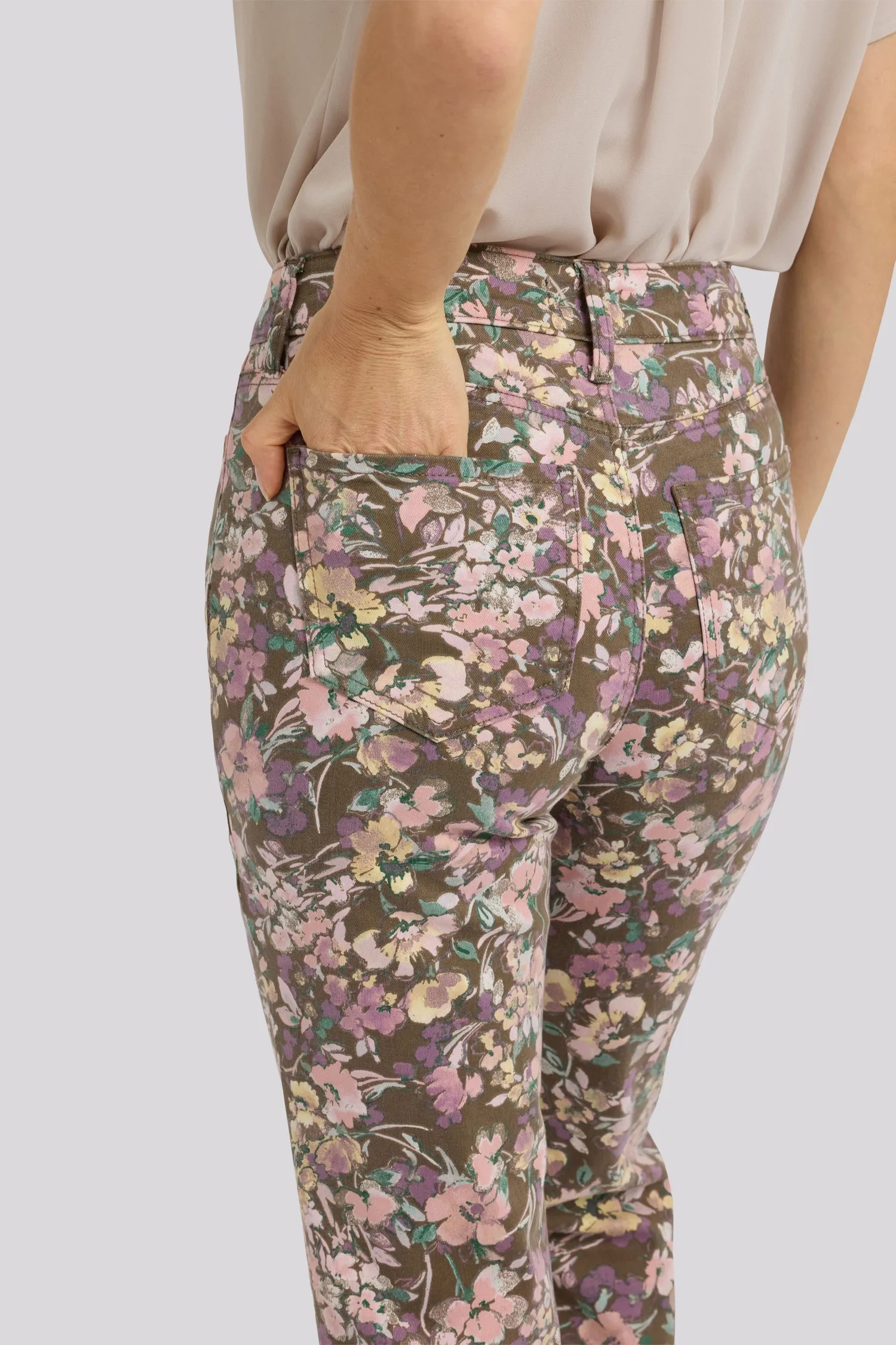 Marilyn Straight Ankle Jeans - Earth Blooms sold by NYDJ product image thumbnail 2