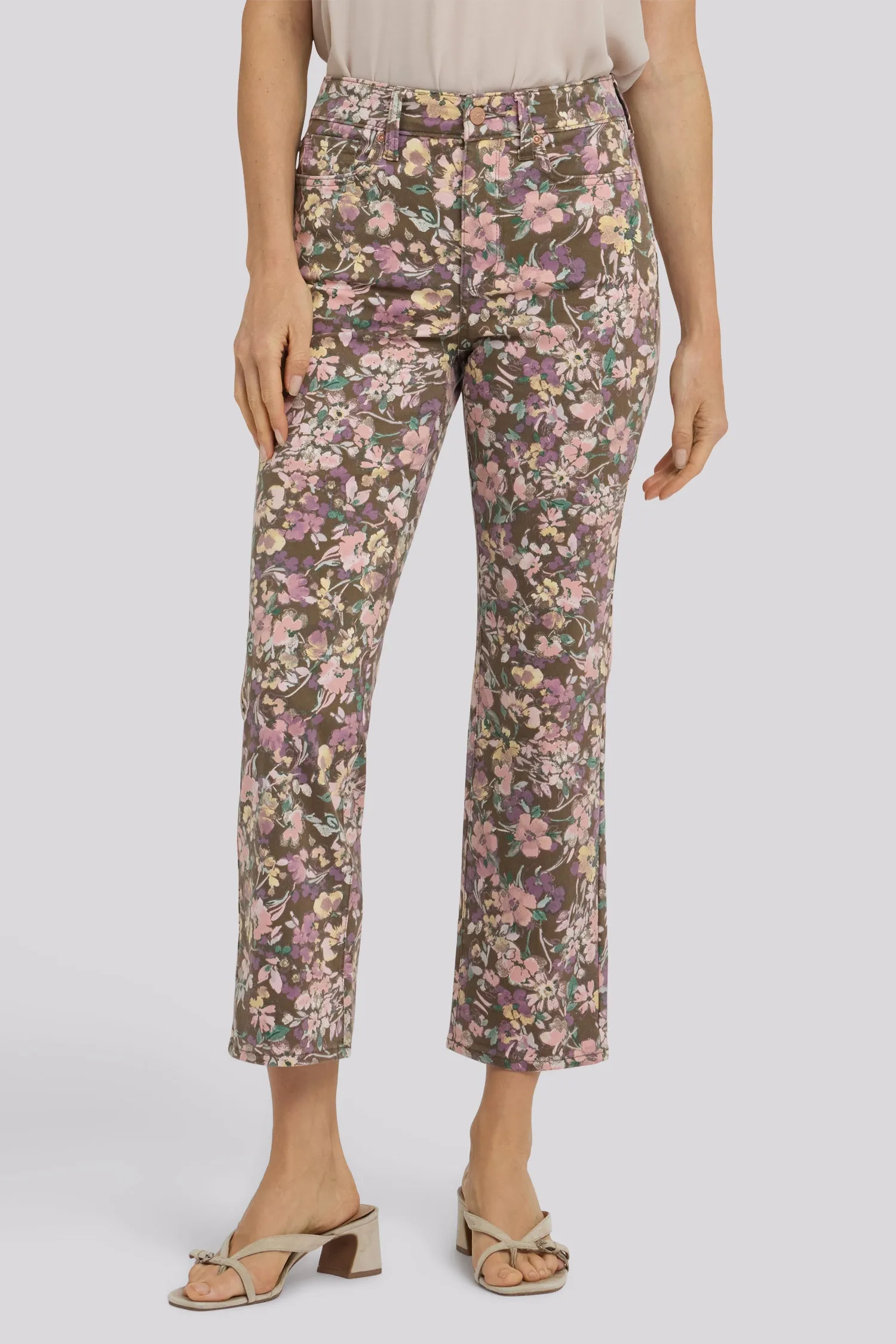 Marilyn Straight Ankle Jeans - Earth Blooms sold by NYDJ product image thumbnail 5