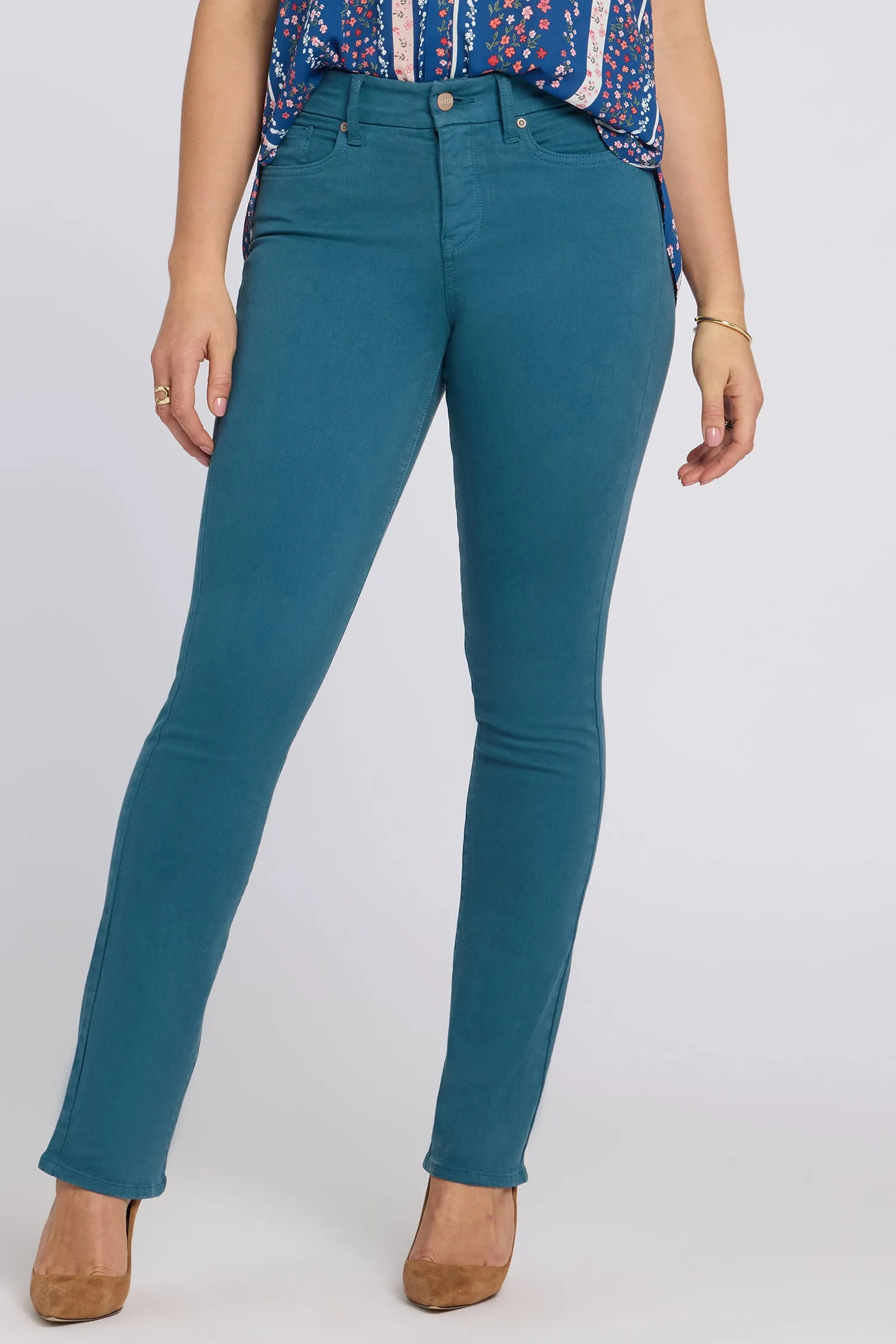 Waist-Match™ Marilyn Straight Jeans - Blue Lake sold by NYDJ product image thumbnail 5